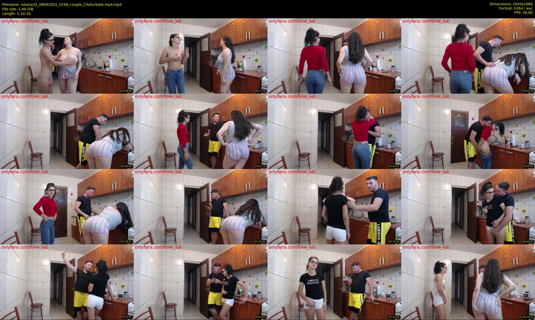 iuliana32 — 71 minute Chaturbate couple cam show recording, 1080p, Sep 8, 2021