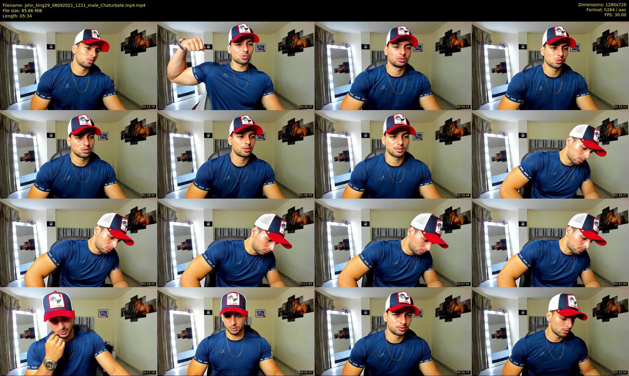 john_king29 — 6 minute Chaturbate male cam show recording, 720p, Sep 8, 2021