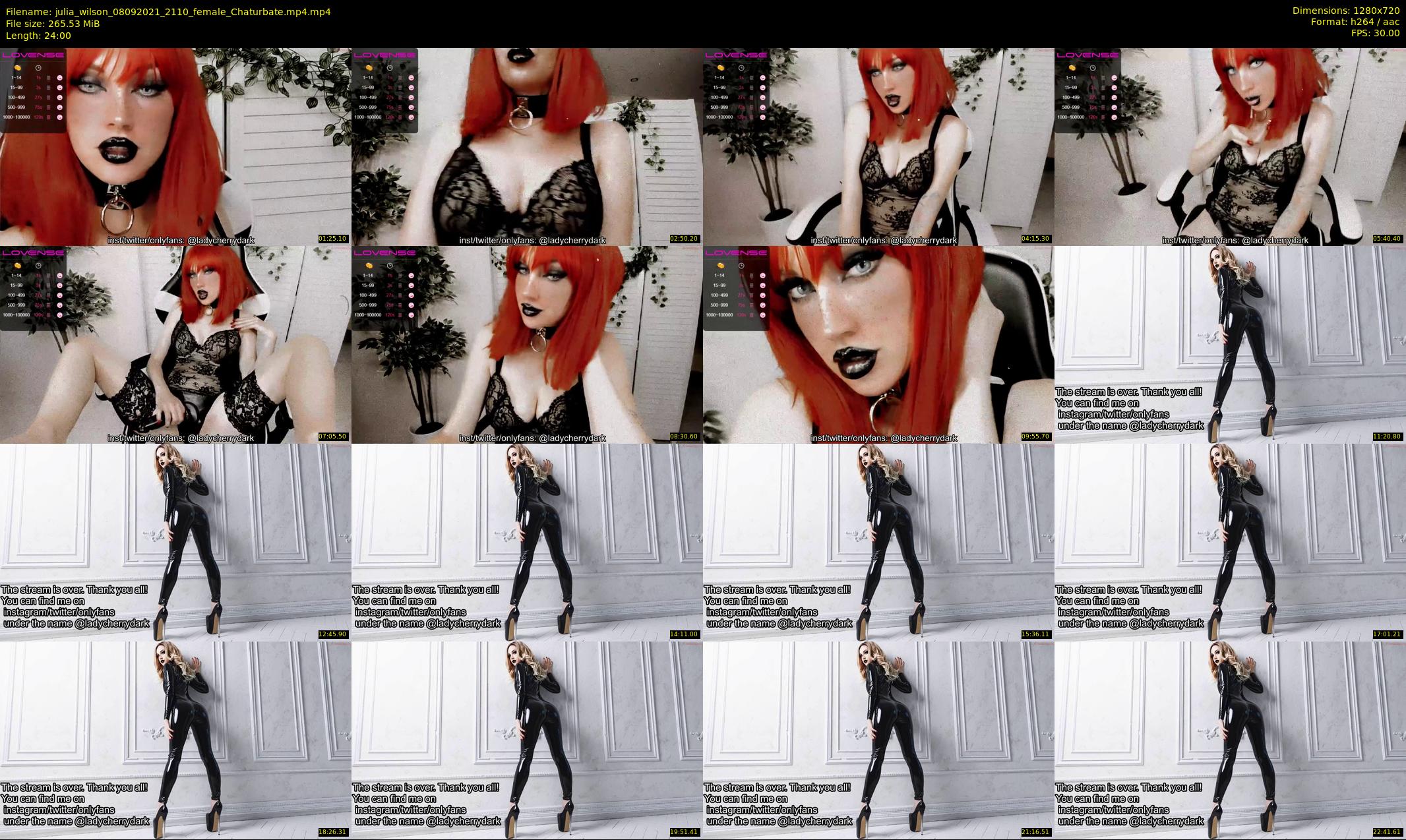 julia_wilson — 24 minute Chaturbate female cam show recording, 720p, Sep 8, 2021