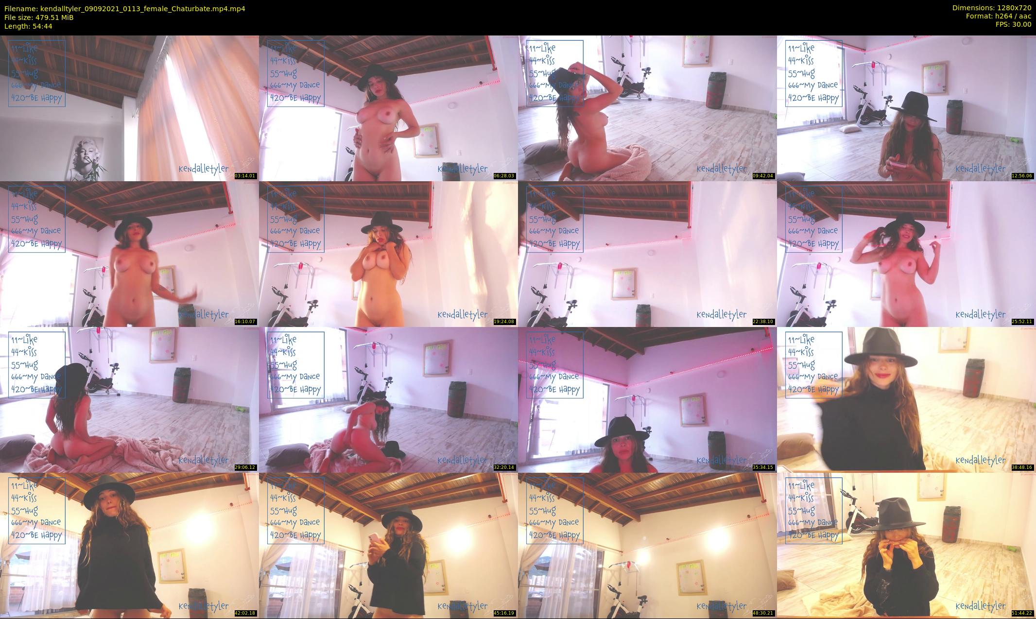 kendalltyler — 55 minute Chaturbate female cam show recording, 720p, Sep 9, 2021