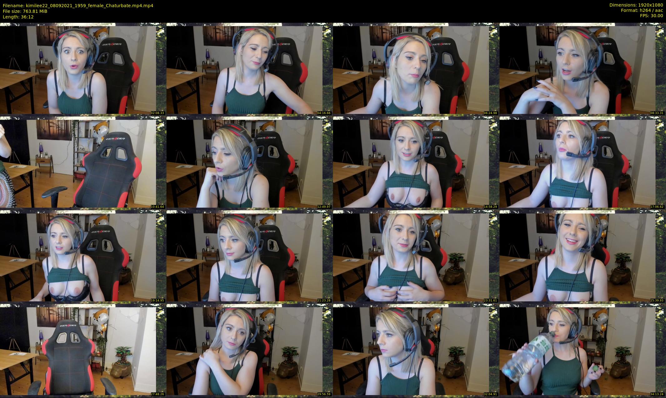kimilee22 — 37 minute Chaturbate female cam show recording, 1080p, Sep 8, 2021
