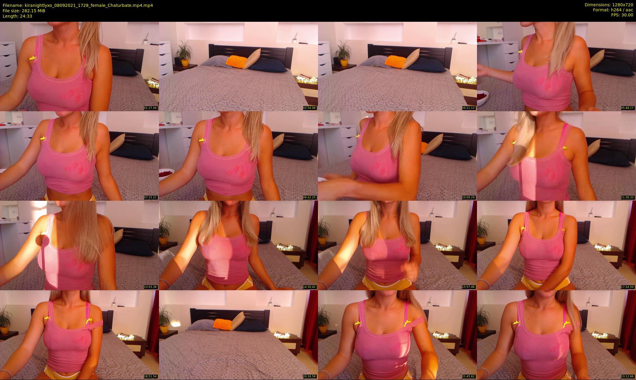 kiranightlyxo — 25 minute Chaturbate female cam show recording, 720p, Sep 8, 2021