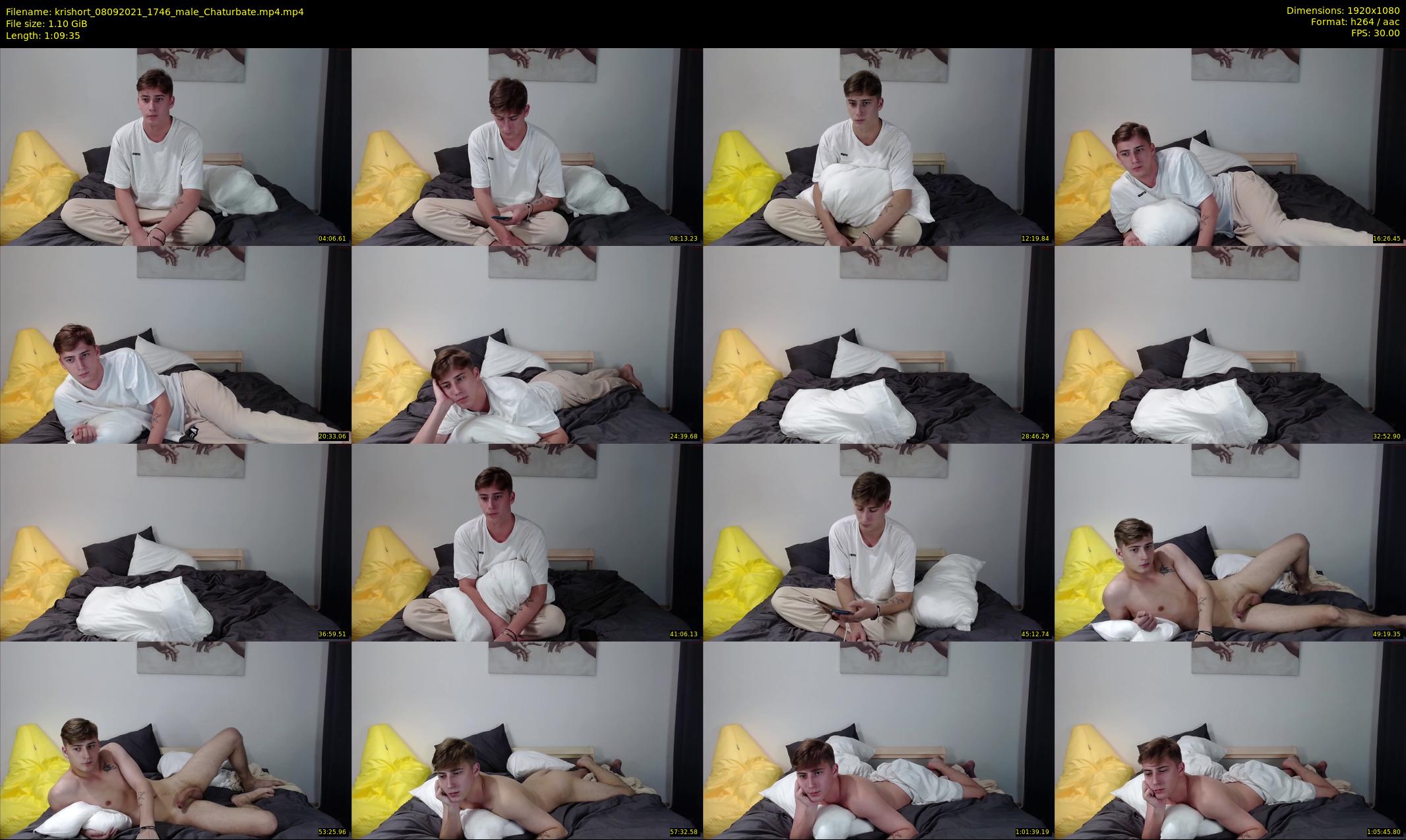 krishort — 70 minute Chaturbate male cam show recording, 1080p, Sep 8, 2021