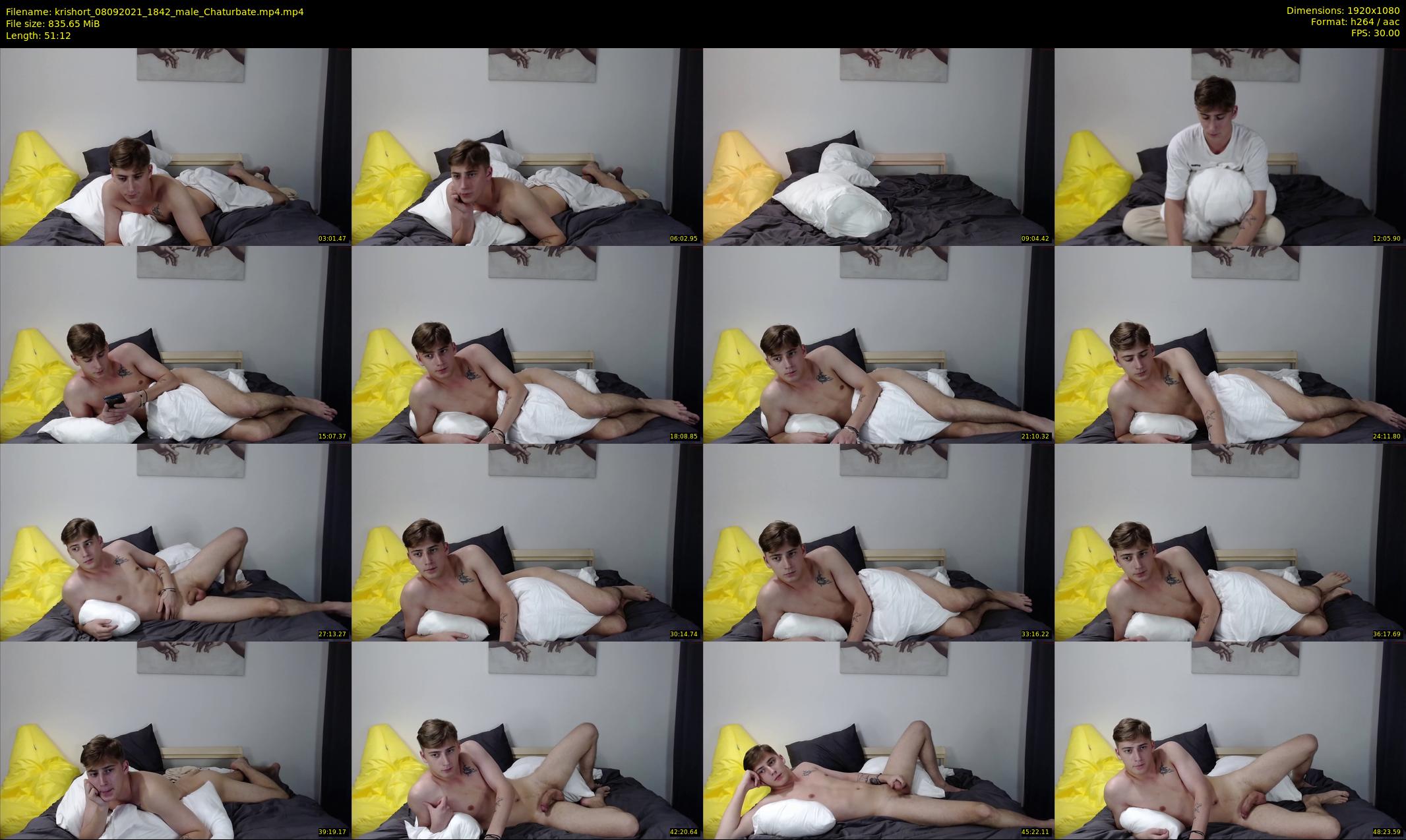 krishort — 52 minute Chaturbate male cam show recording, 1080p, Sep 8, 2021