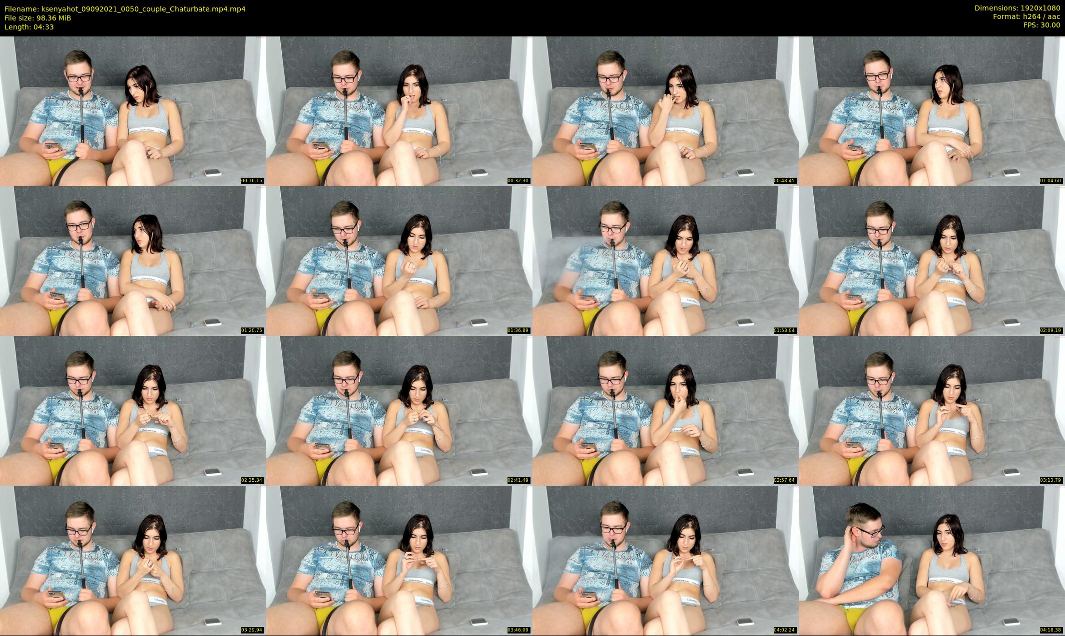 ksenyahot — 5 minute Chaturbate couple cam show recording, 1080p, Sep 9, 2021