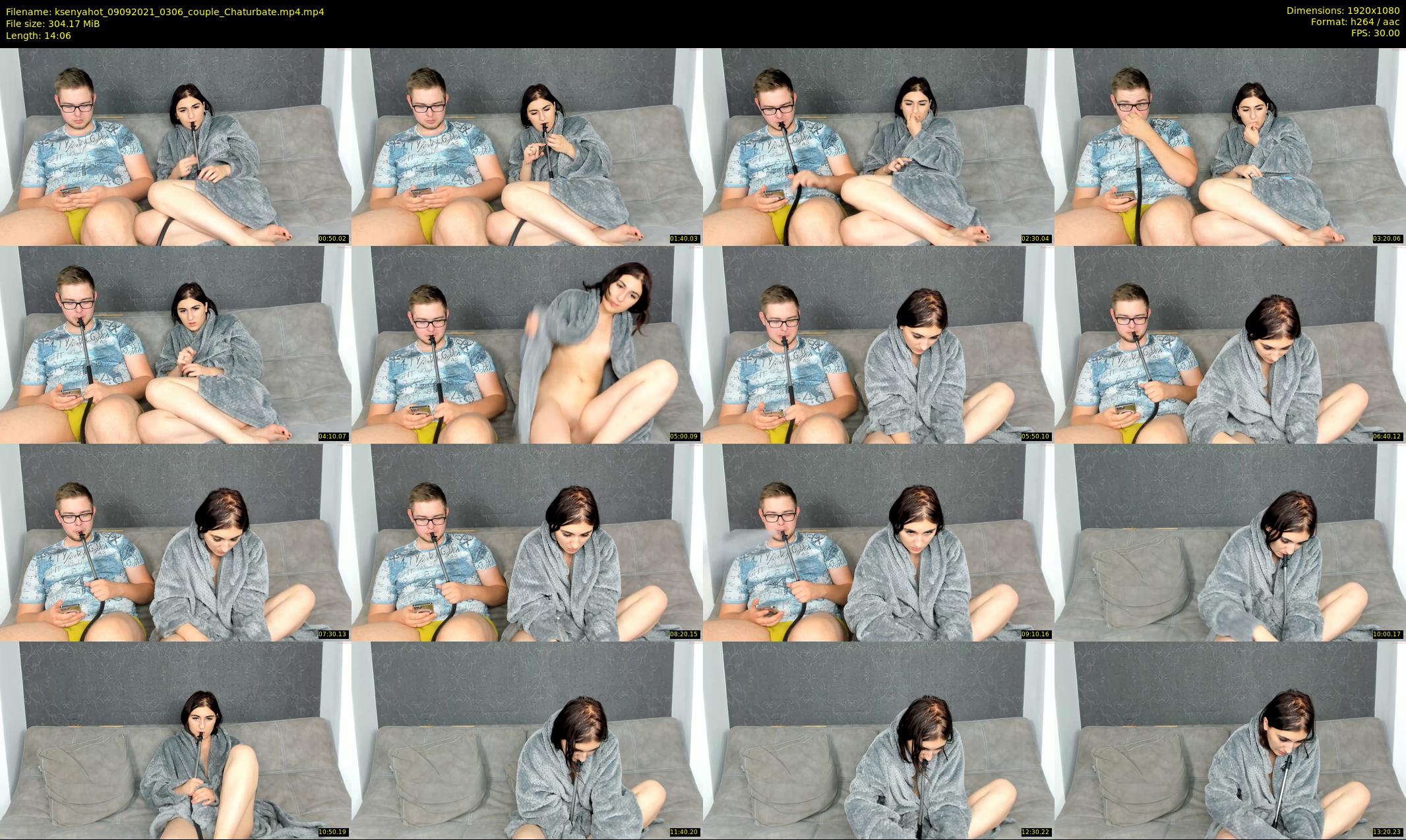 ksenyahot — 15 minute Chaturbate couple cam show recording, 1080p, Sep 9, 2021