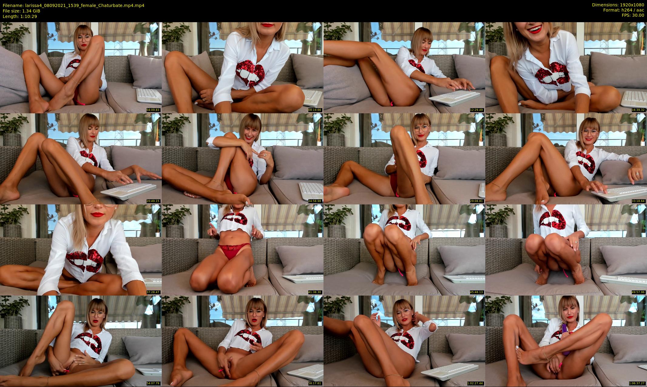 larissa4 — 71 minute Chaturbate female cam show recording, 1080p, Sep 8, 2021