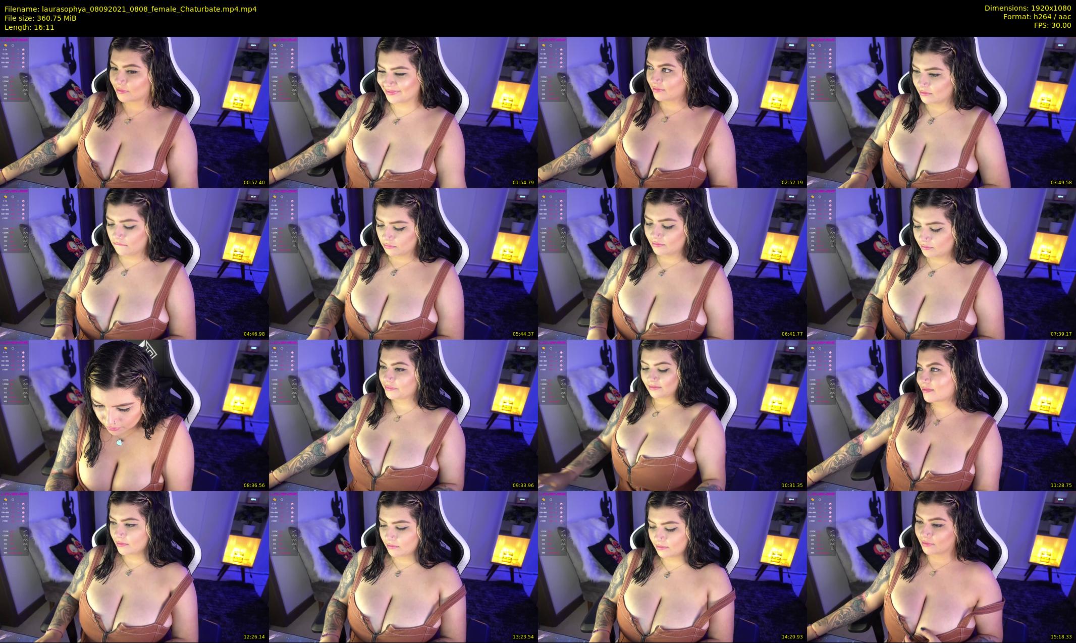 laurasophya — 17 minute Chaturbate female cam show recording, 1080p, Sep 8, 2021