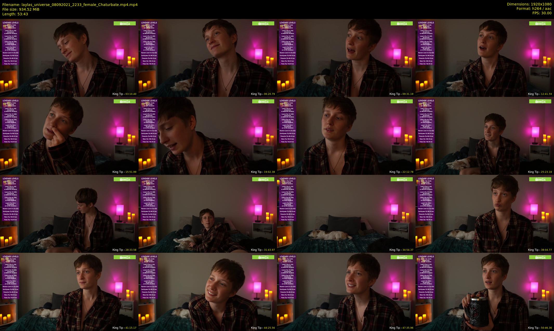 laylas_universe — 54 minute Chaturbate female cam show recording, 1080p, Sep 8, 2021