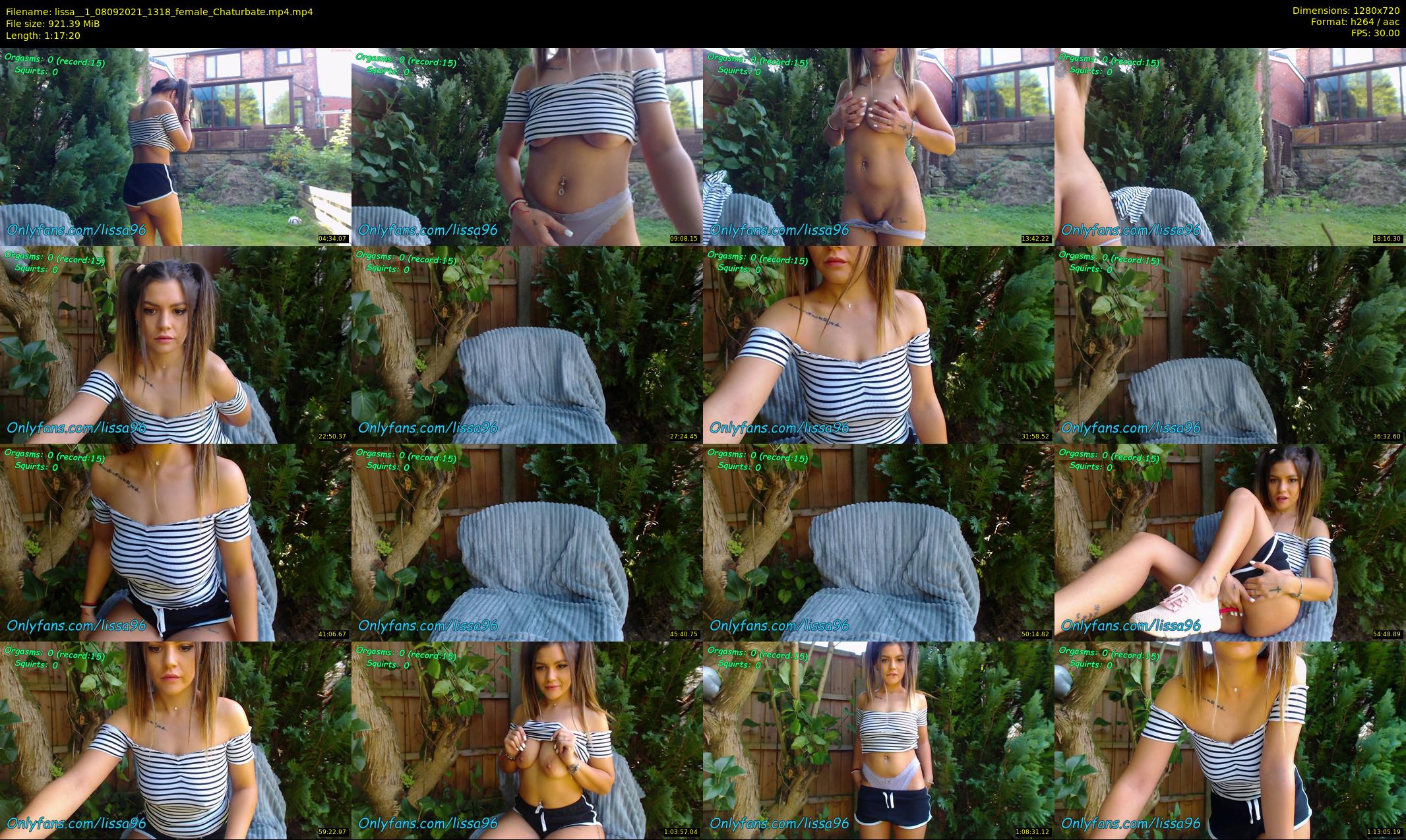 lissa__1 — 78 minute Chaturbate female cam show recording, 720p, Sep 8, 2021
