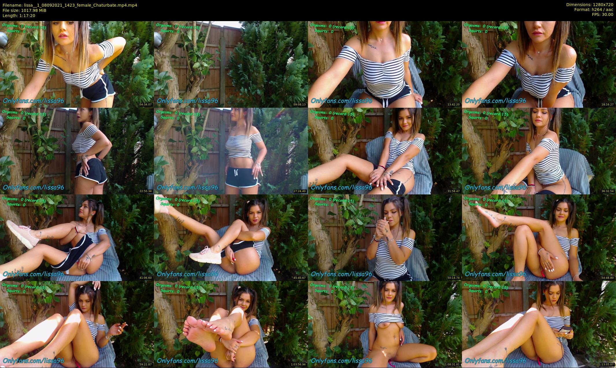 lissa__1 — 78 minute Chaturbate female cam show recording, 720p, Sep 8, 2021