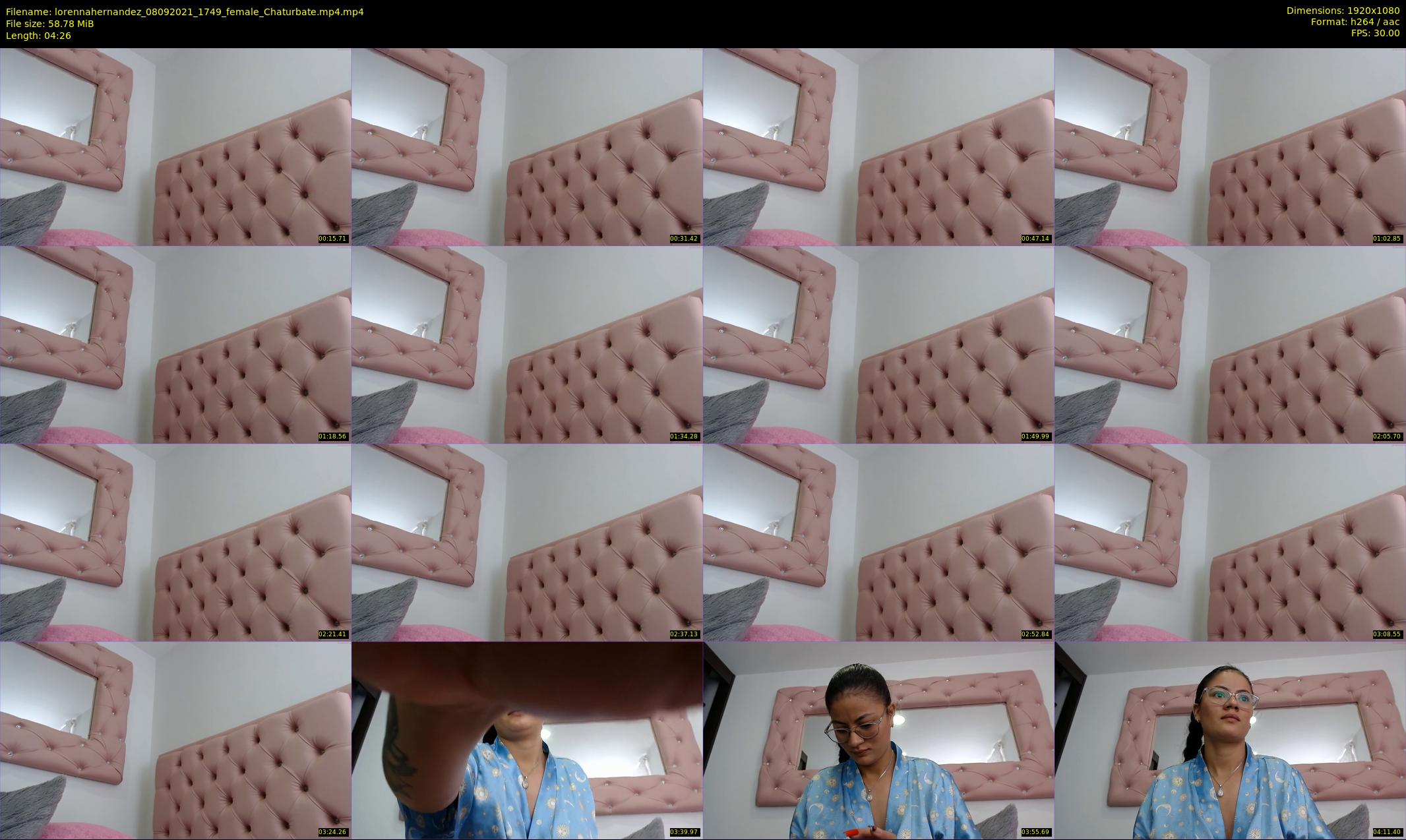 lorennahernandez — 5 minute Chaturbate female cam show recording, 1080p, Sep 8, 2021