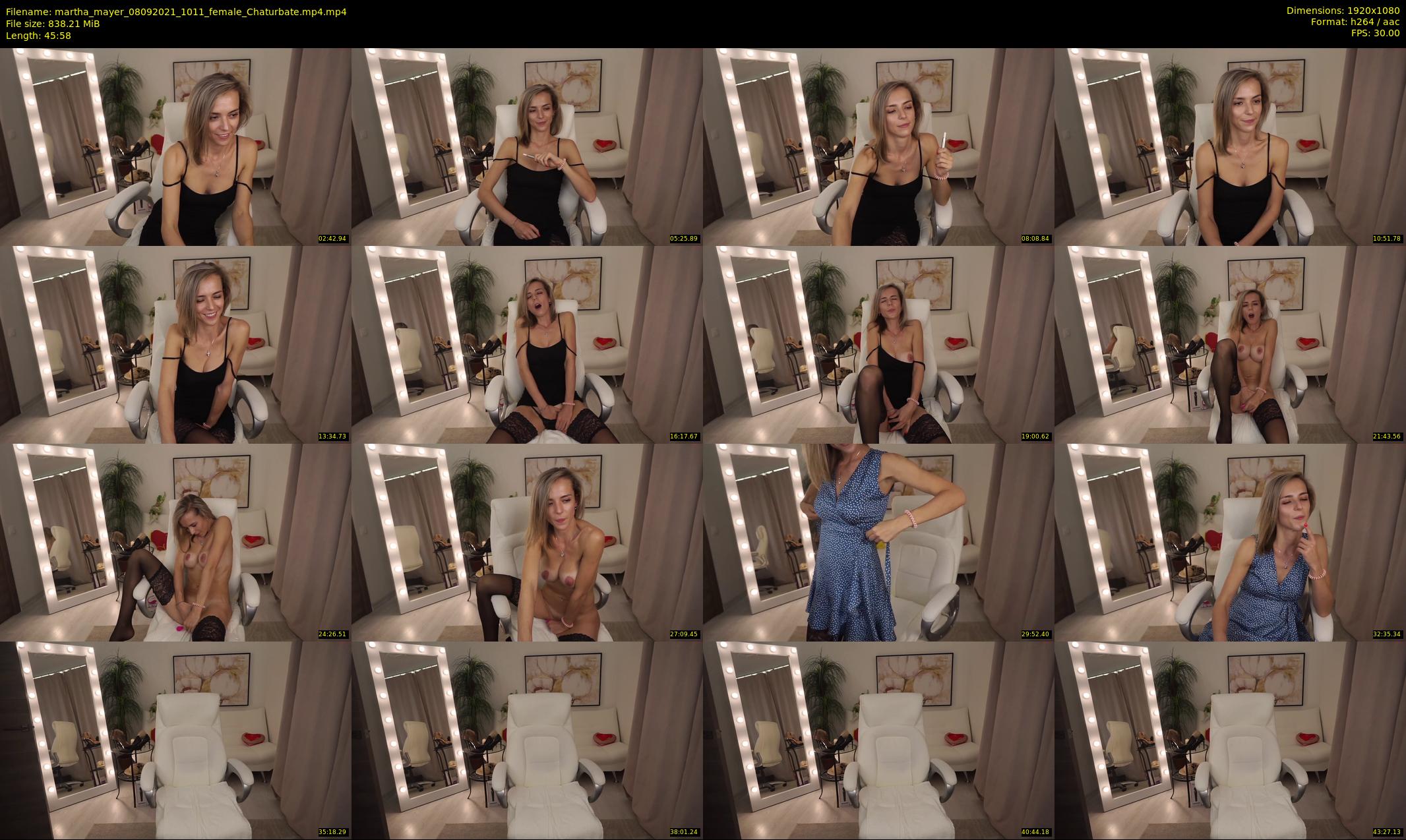 martha_mayer — 46 minute Chaturbate female cam show recording, 1080p, Sep 8, 2021