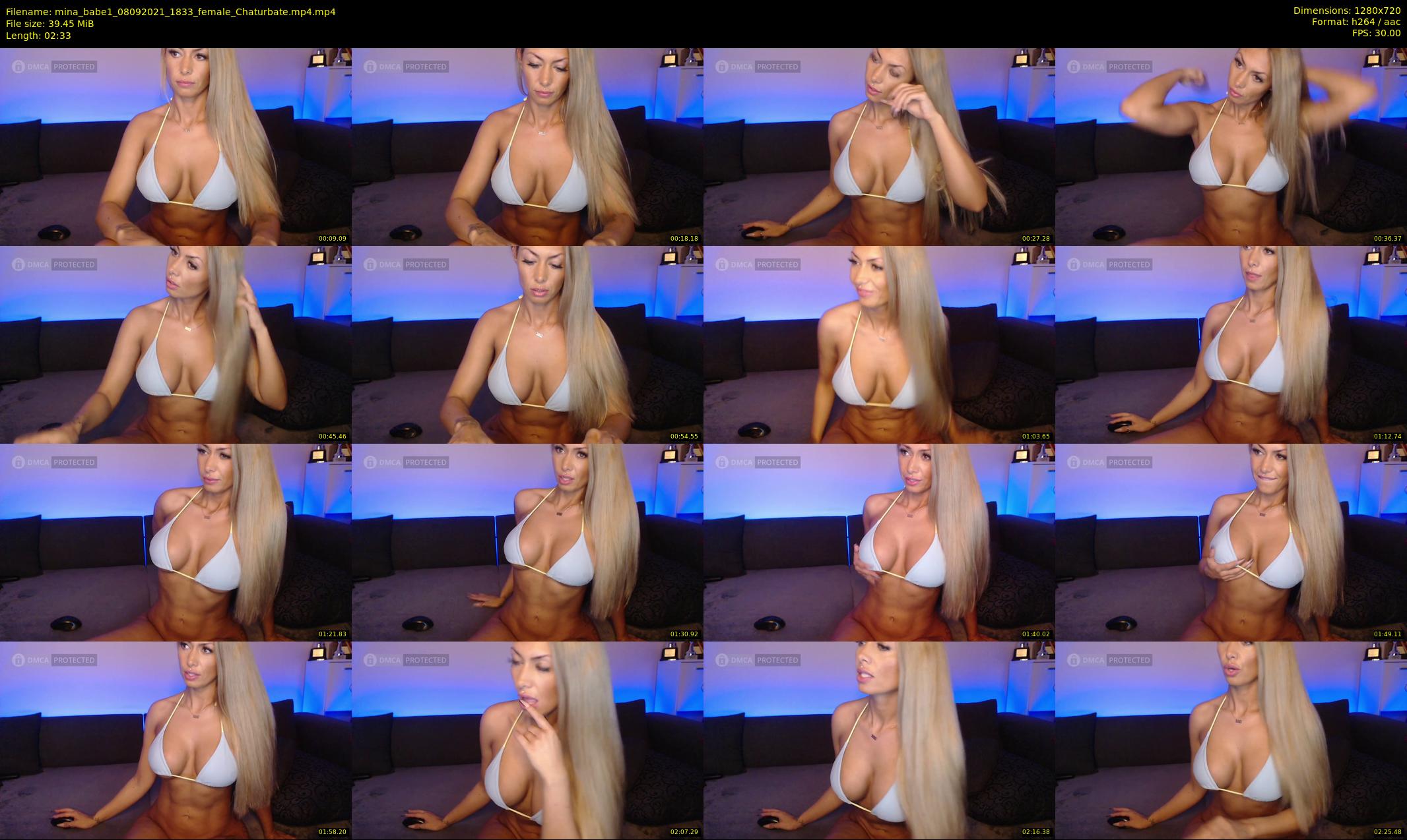 mina_babe1 — 3 minute Chaturbate female cam show recording, 720p, Sep 8, 2021