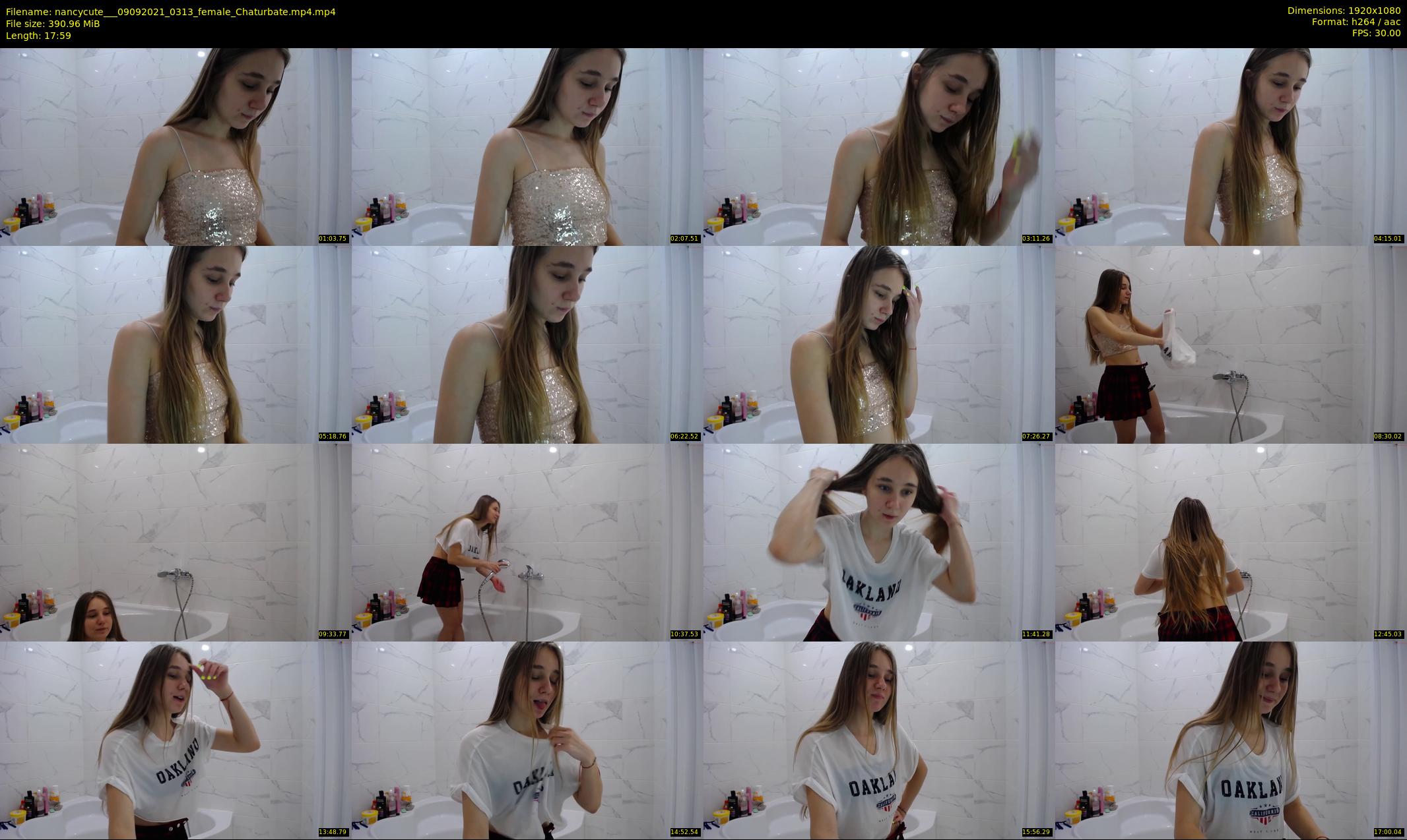 nancycute__ — 18 minute Chaturbate female cam show recording, 1080p, Sep 9, 2021