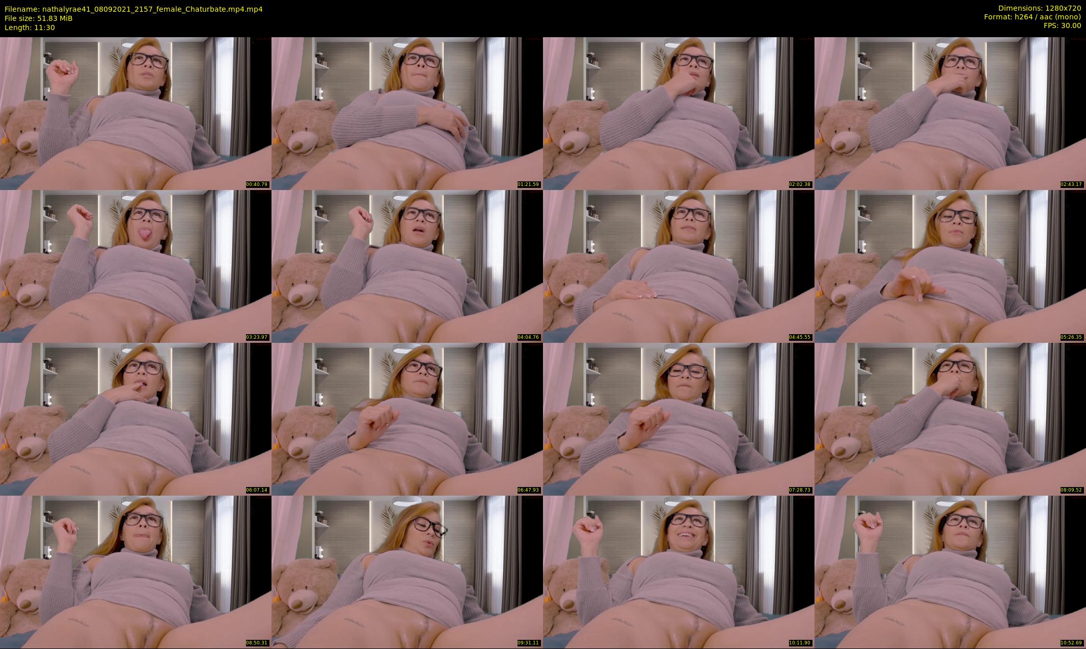 nathalyrae41 — 12 minute Chaturbate female cam show recording, 720p, Sep 8, 2021