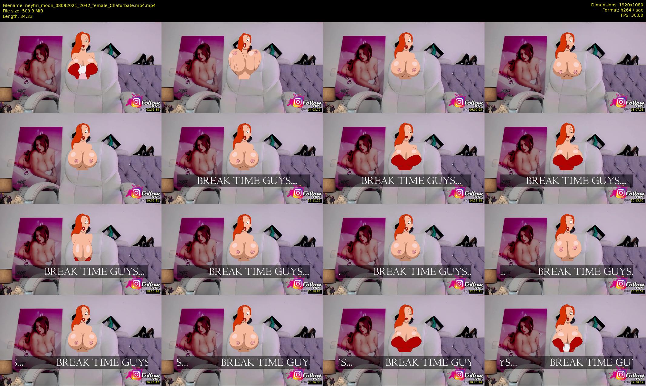 neytiri_moon — 35 minute Chaturbate female cam show recording, 1080p, Sep 8, 2021