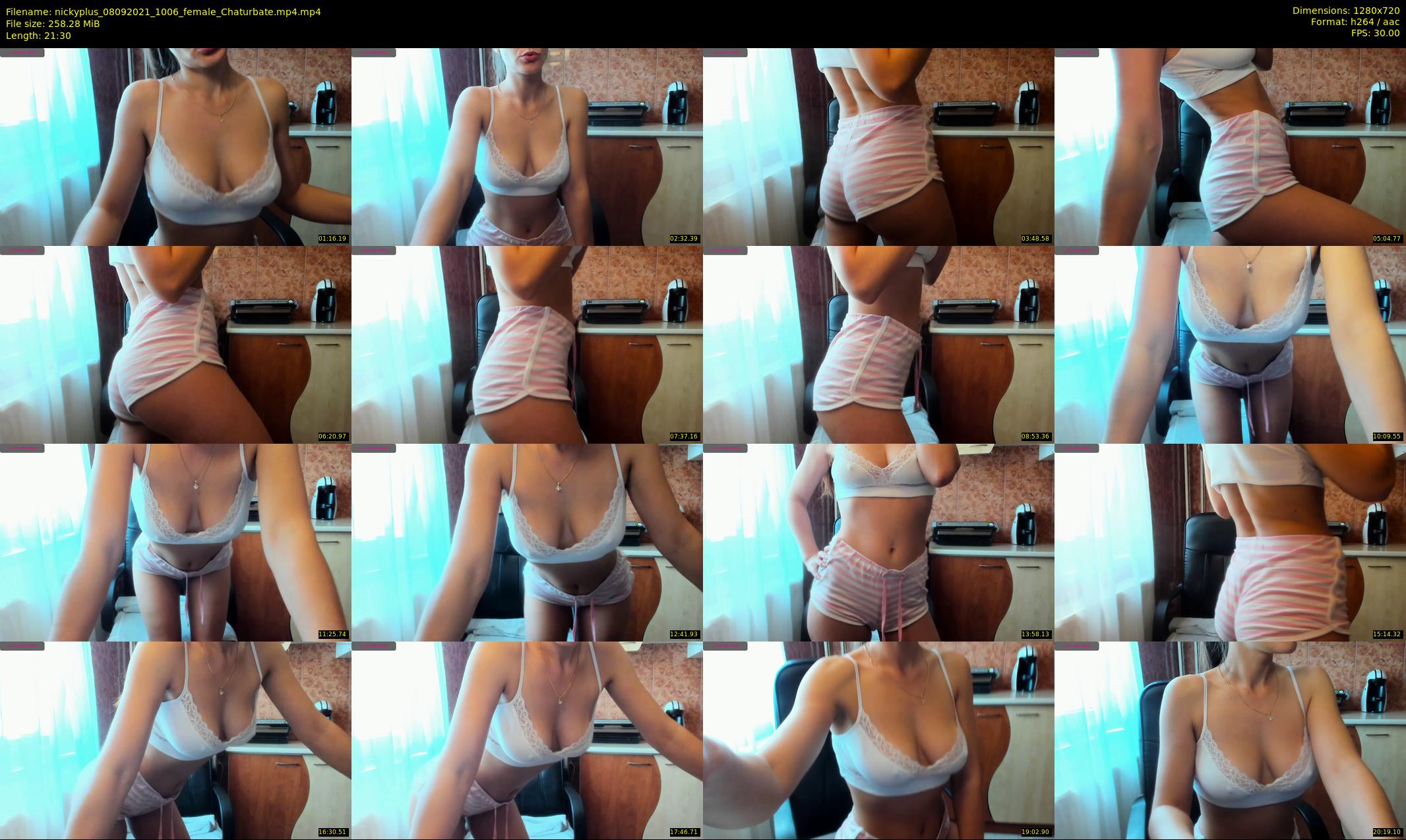 nickyplus — 22 minute Chaturbate couple cam show recording, 720p, Sep 8, 2021