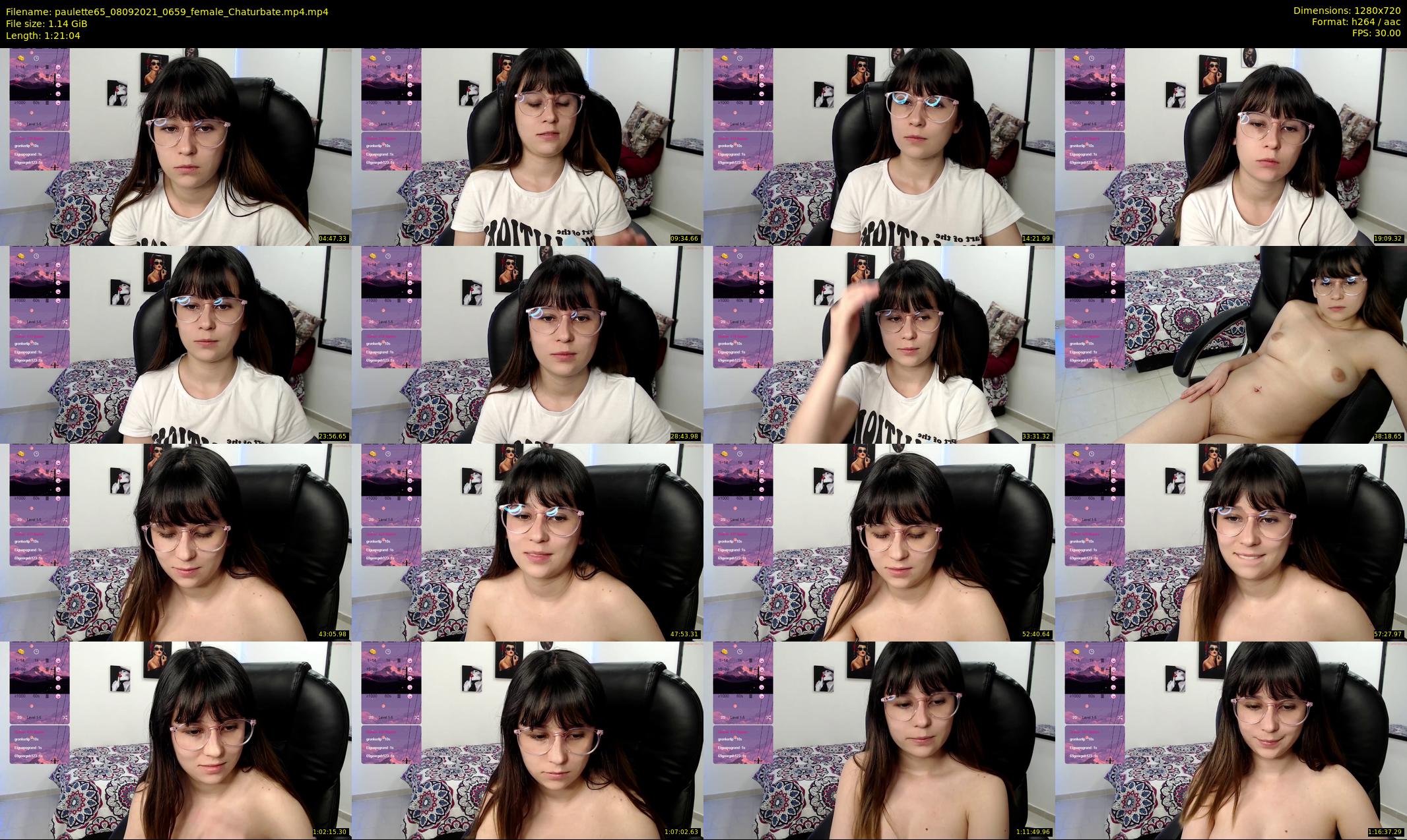 paulette65 — 82 minute Chaturbate female cam show recording, 720p, Sep 8, 2021