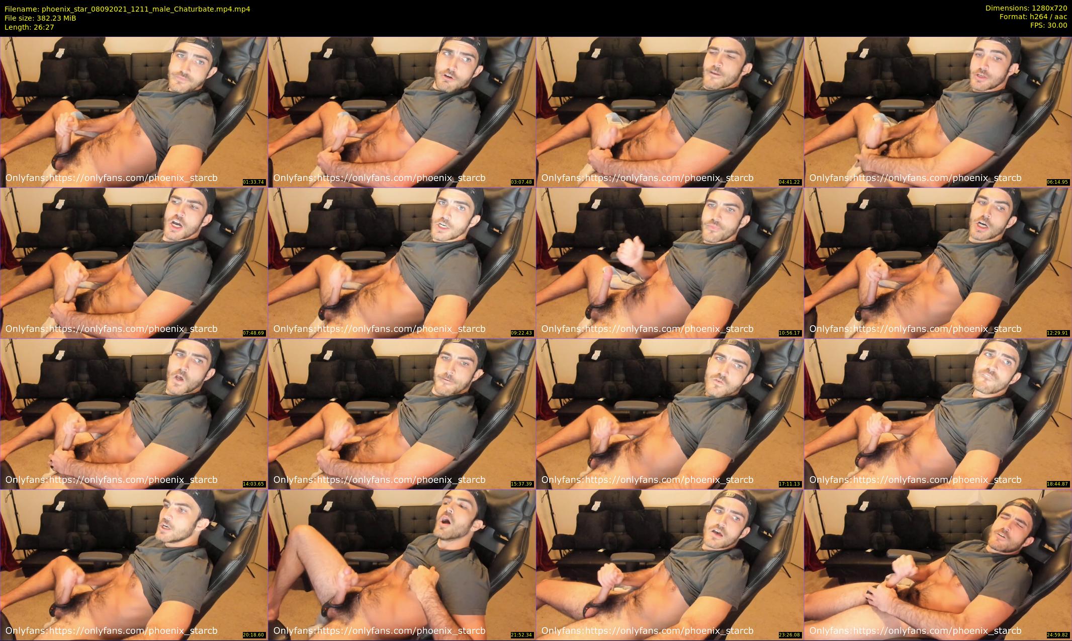 phoenix_star — 27 minute Chaturbate male cam show recording, 720p, Sep 8, 2021