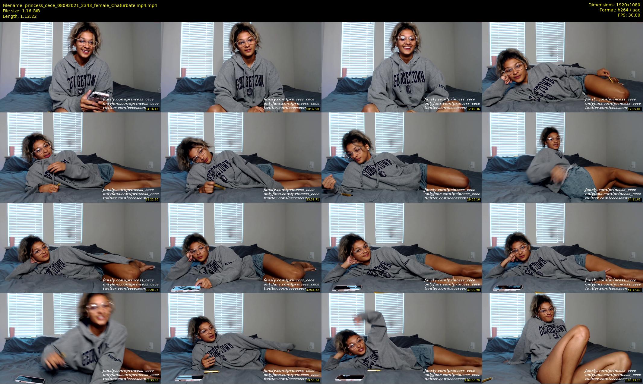 princess_cece — 73 minute Chaturbate female cam show recording, 1080p, Sep 8, 2021