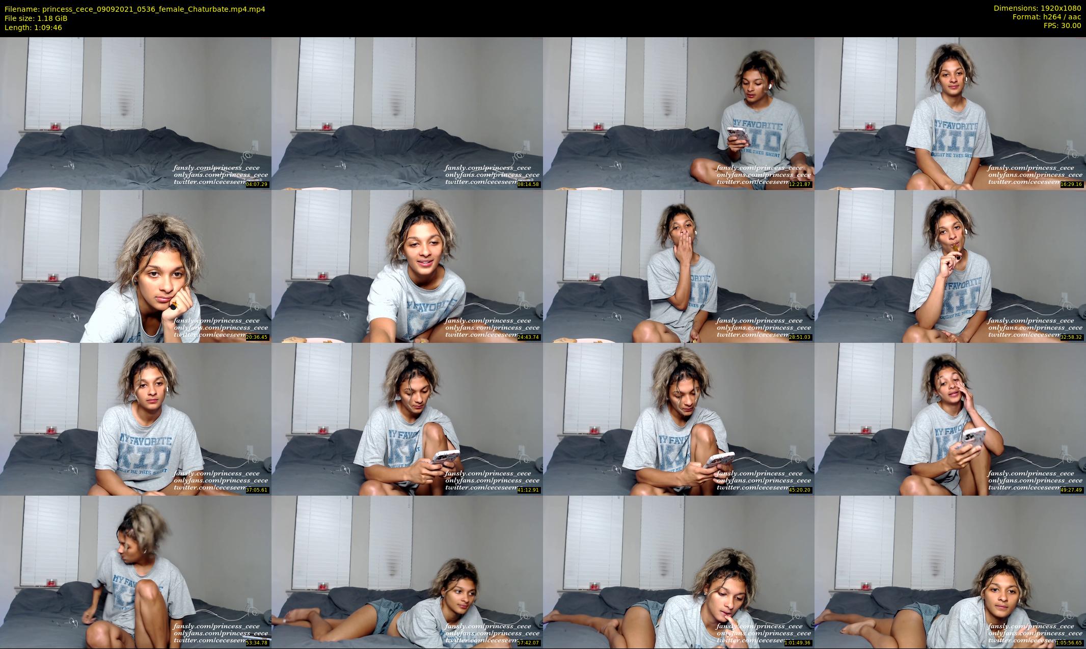 princess_cece — 70 minute Chaturbate female cam show recording, 1080p, Sep 9, 2021