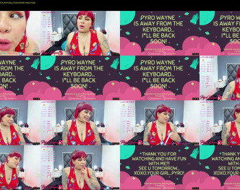 pyrowayne — 46 minute Chaturbate female cam show recording, 1080p, Sep 9, 2021