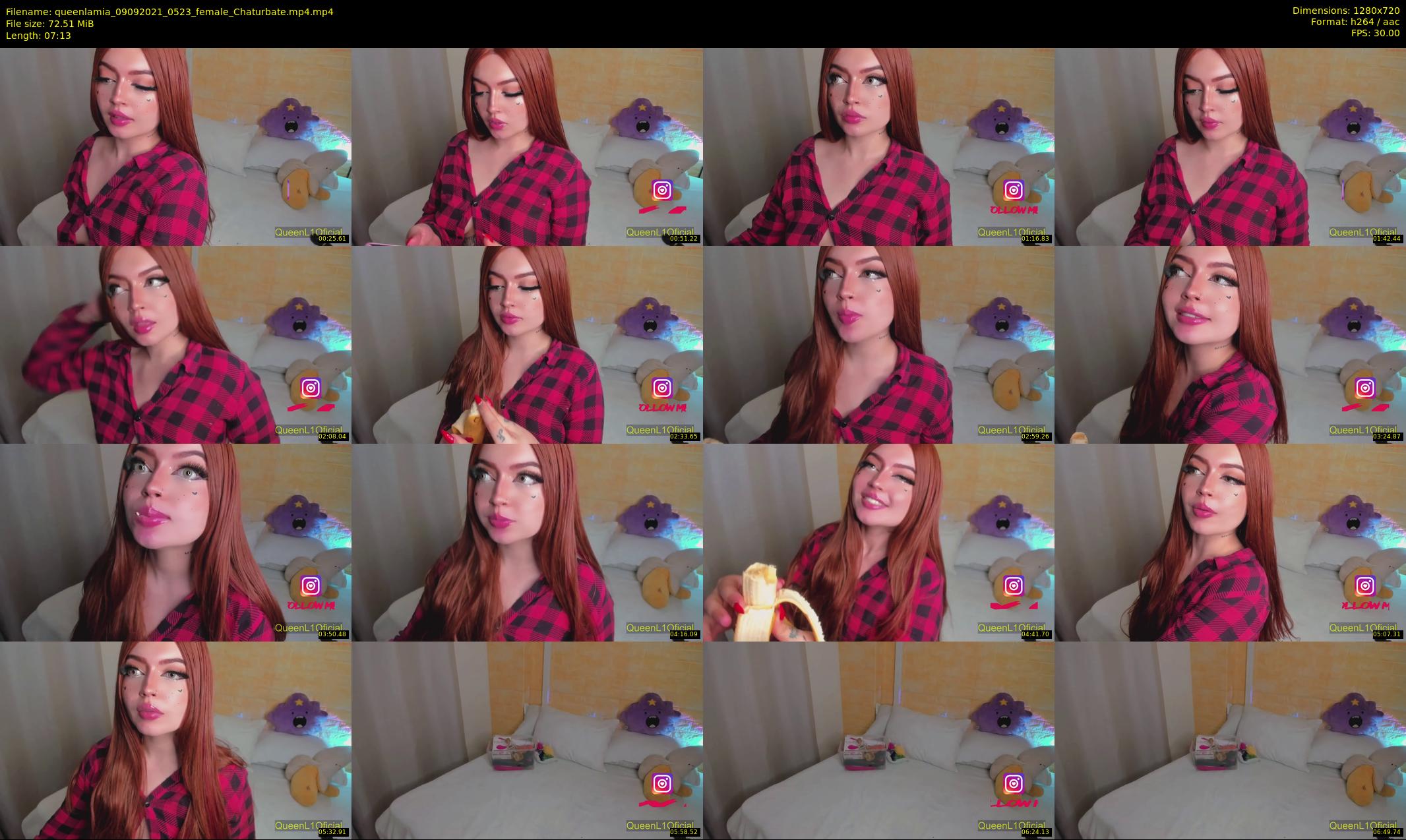queenlamia — 8 minute Chaturbate female cam show recording, 720p, Sep 9, 2021