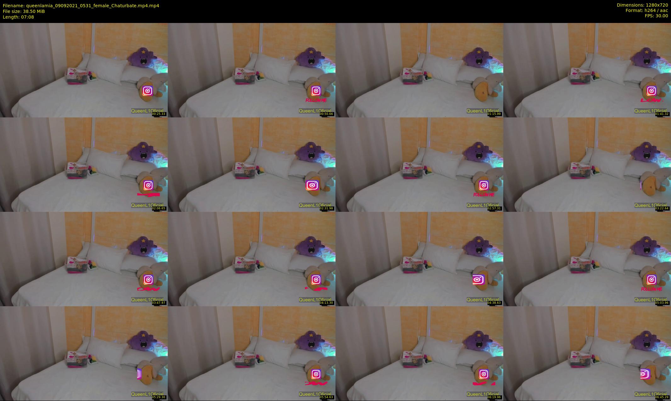 queenlamia — 8 minute Chaturbate female cam show recording, 720p, Sep 9, 2021