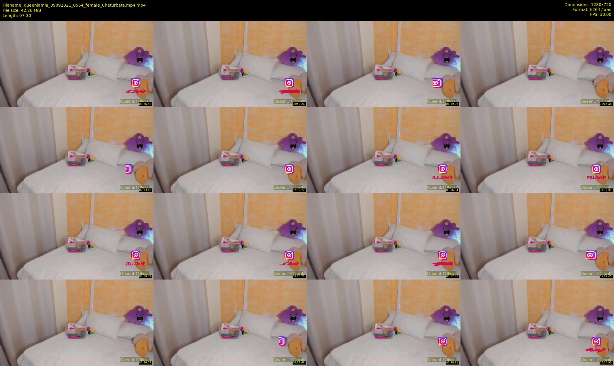 queenlamia — 8 minute Chaturbate female cam show recording, 720p, Sep 9, 2021