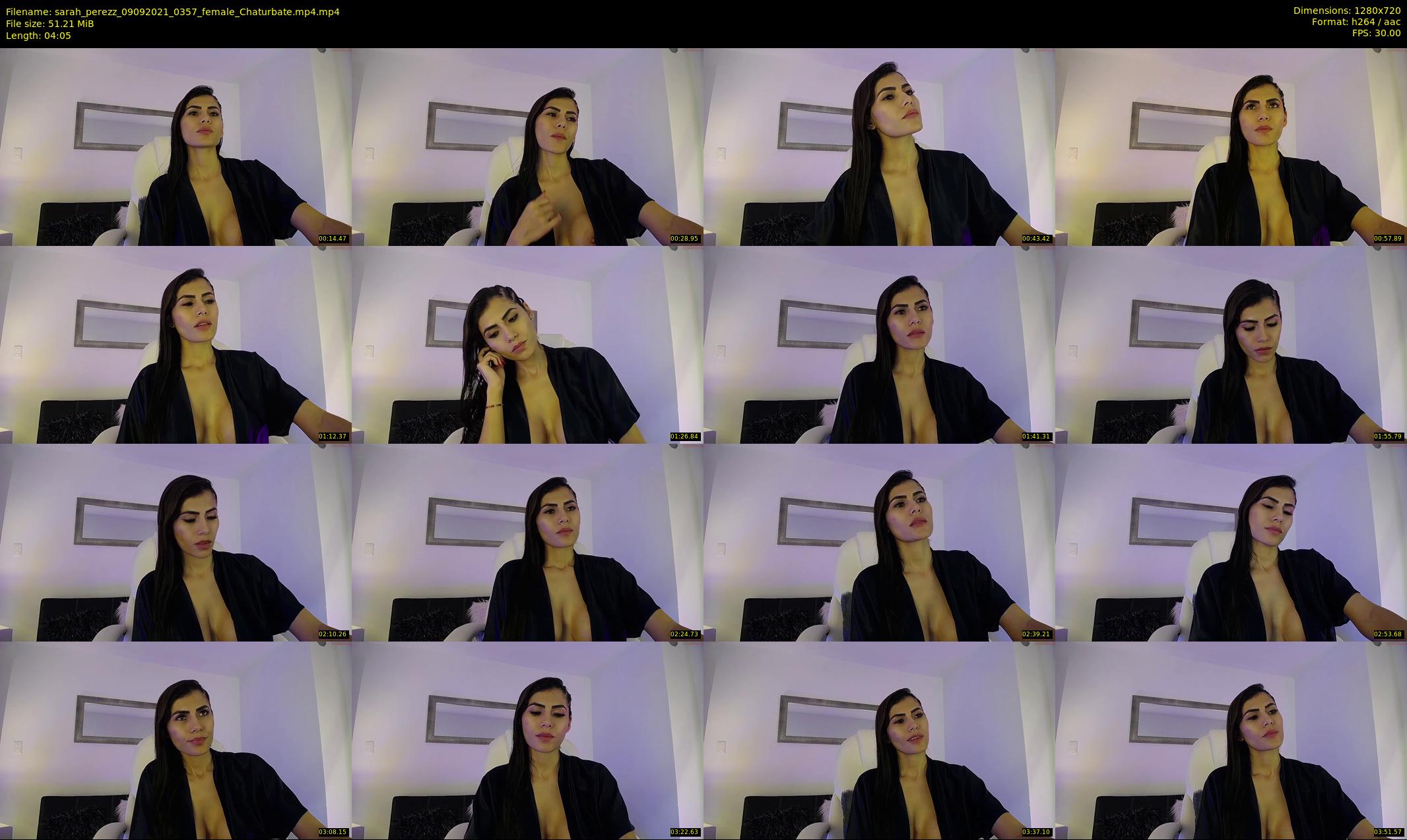 sarah_perezz — 5 minute Chaturbate female cam show recording, 720p, Sep 9, 2021