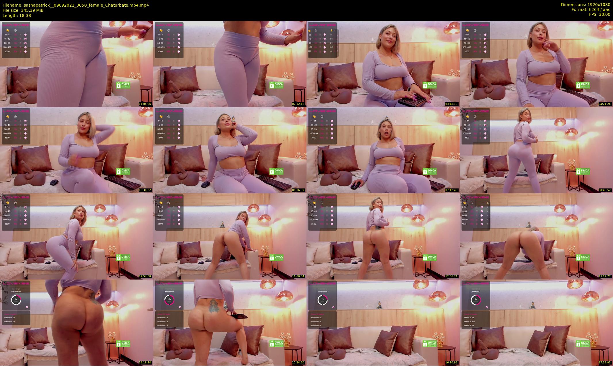 sashapatrick_ — 19 minute Chaturbate female cam show recording, 1080p, Sep 9, 2021