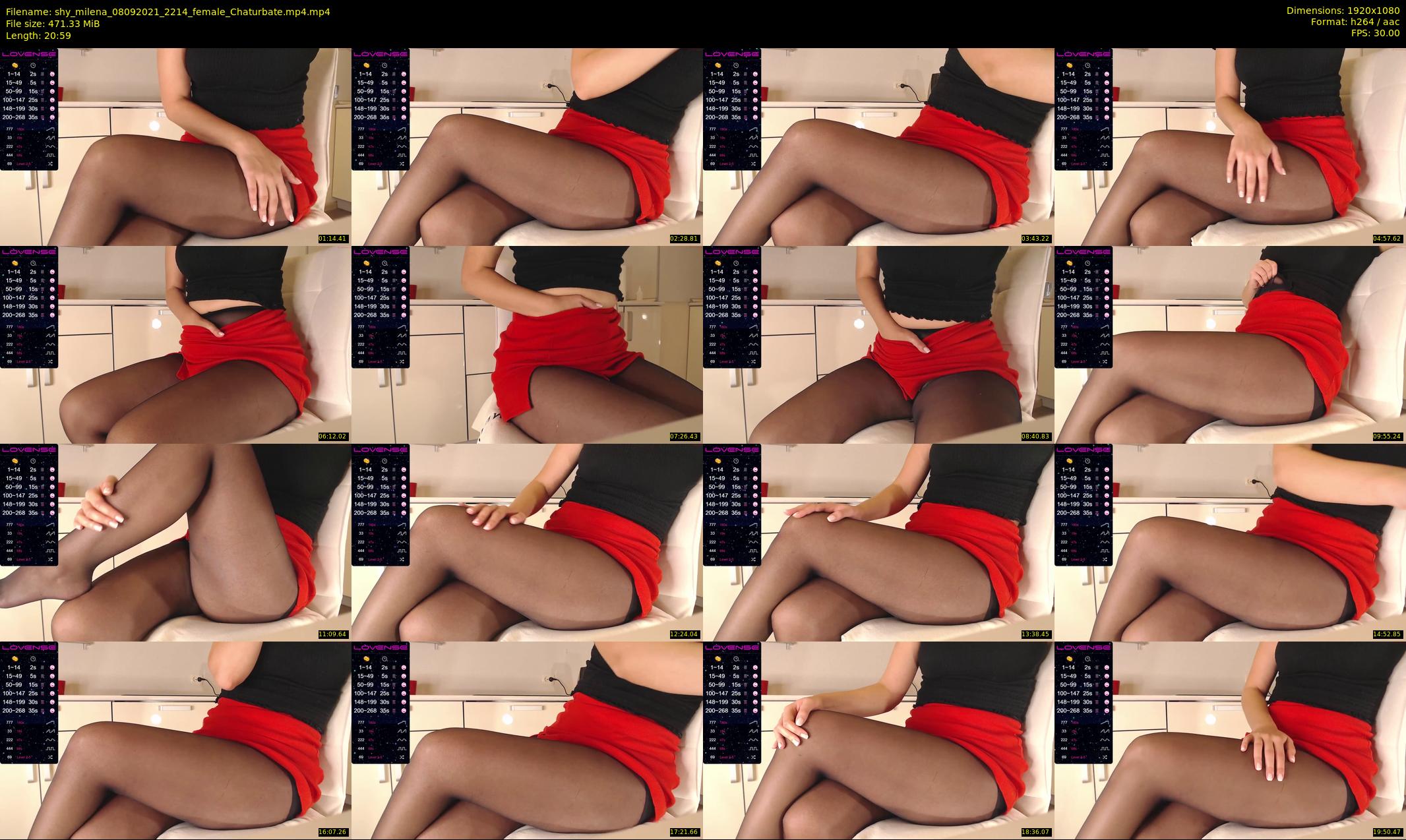 shy_milena — 21 minute Chaturbate female cam show recording, 1080p, Sep 8, 2021