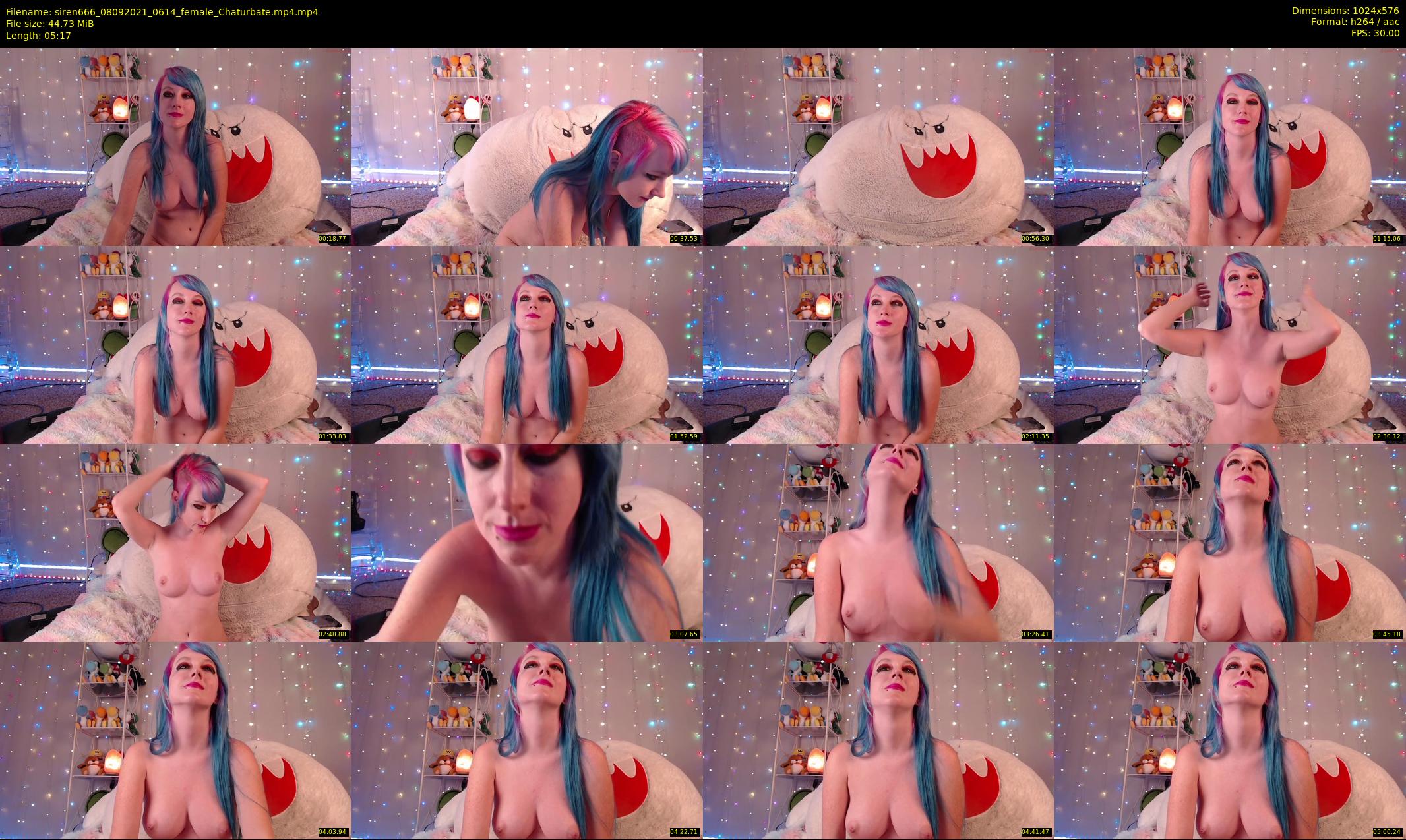 siren666 — 6 minute Chaturbate female cam show recording, 480p, Sep 8, 2021