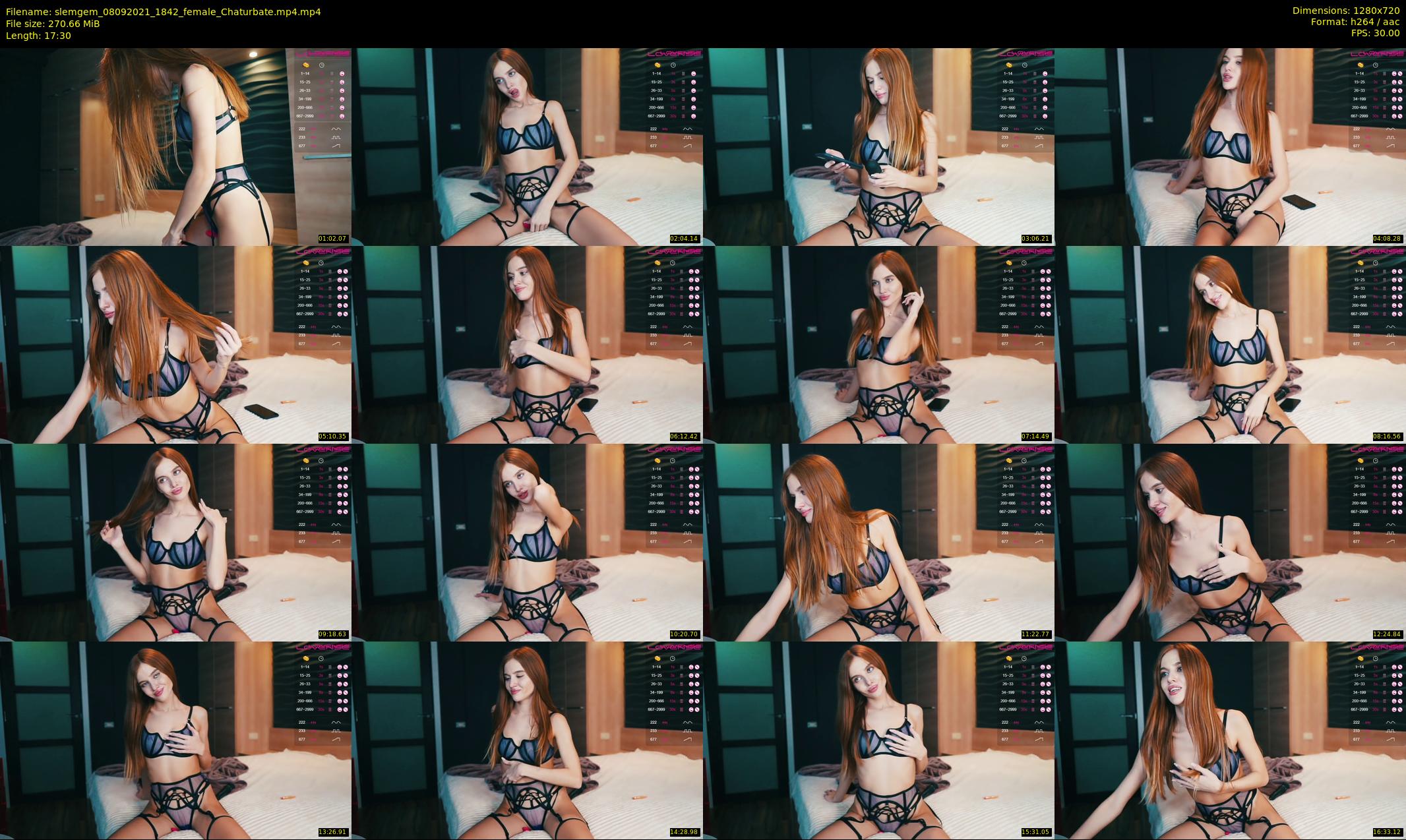 slemgem — 18 minute Chaturbate couple cam show recording, 720p, Sep 8, 2021