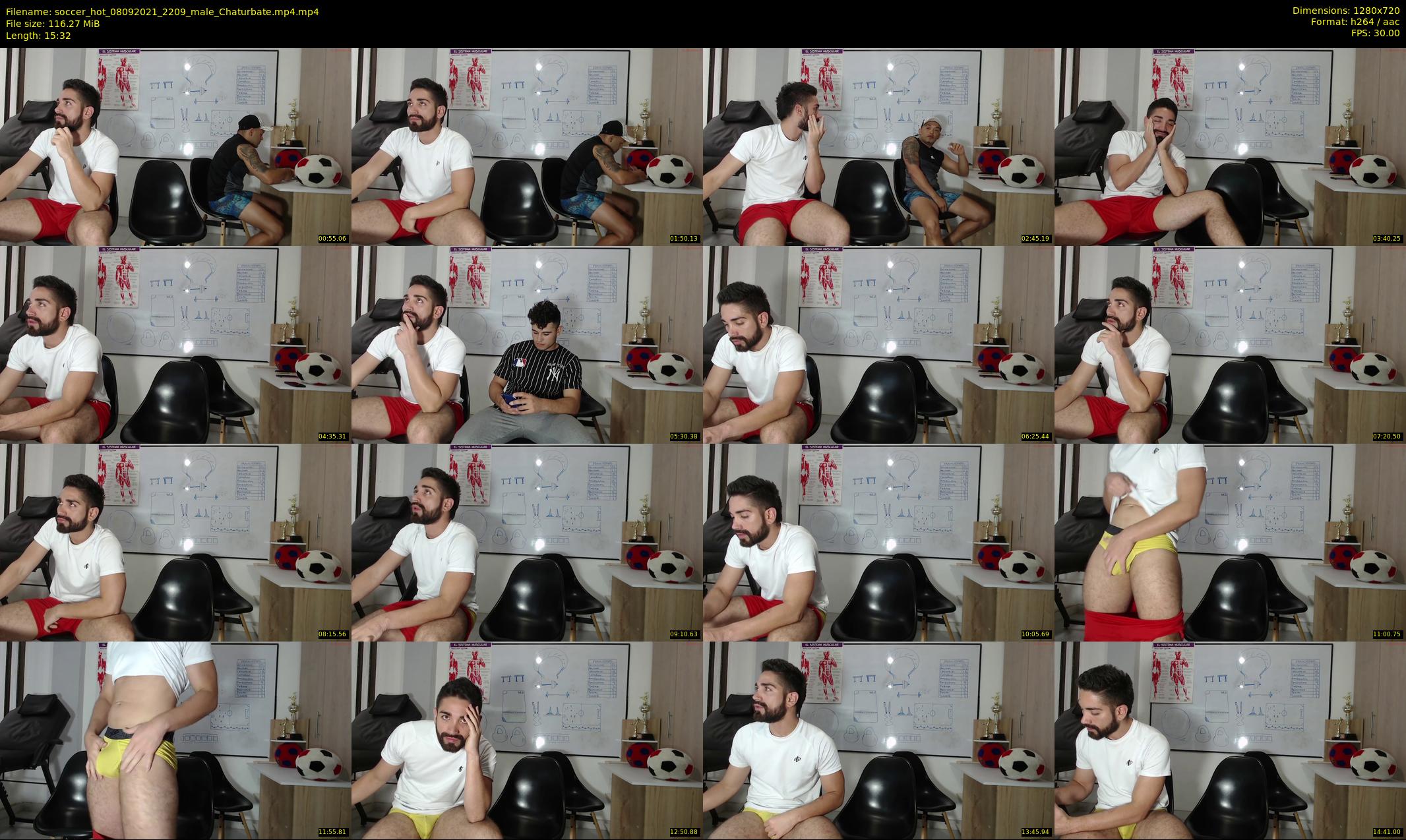 soccer_hot — 16 minute Chaturbate male cam show recording, 720p, Sep 8, 2021