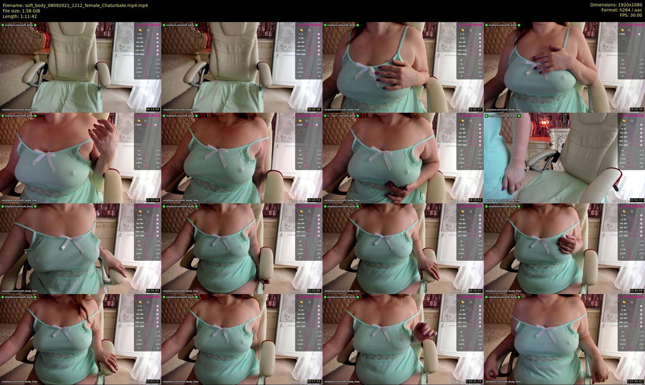 soft_body — 72 minute Chaturbate female cam show recording, 1080p, Sep 8, 2021