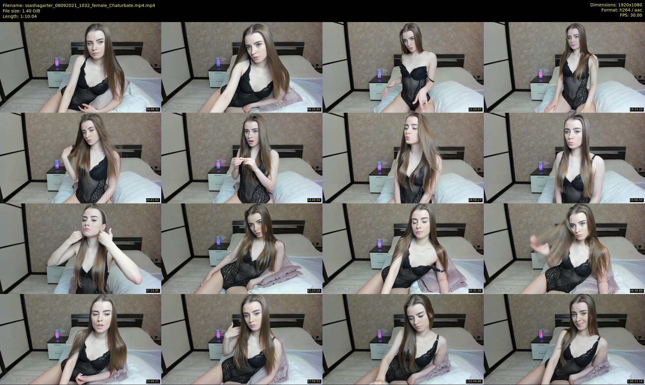 ssashagarter — 71 minute Chaturbate female cam show recording, 1080p, Sep 8, 2021