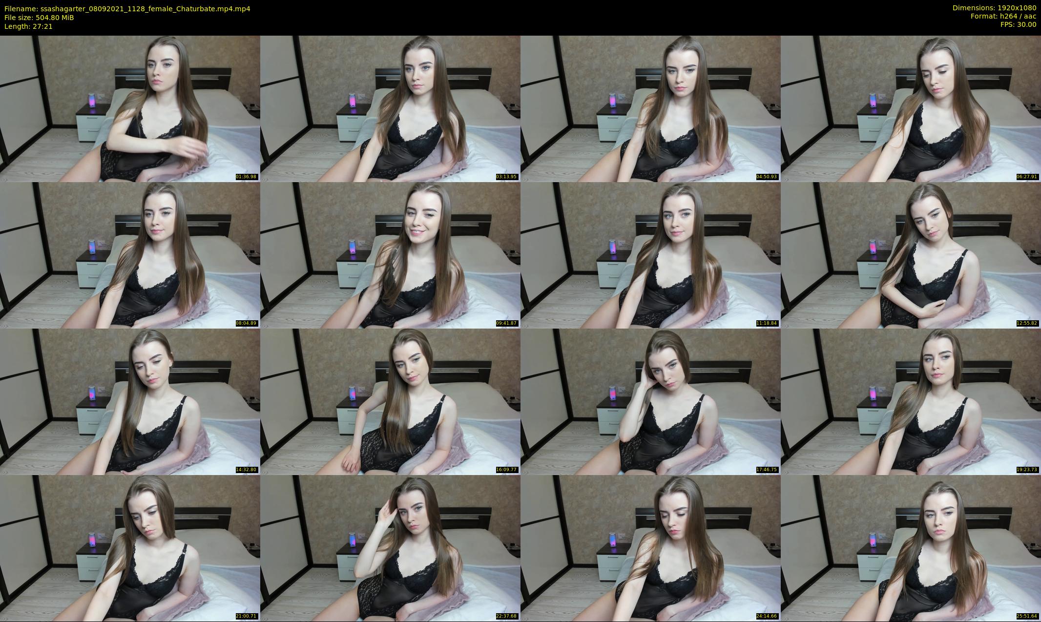 ssashagarter — 28 minute Chaturbate female cam show recording, 1080p, Sep 8, 2021