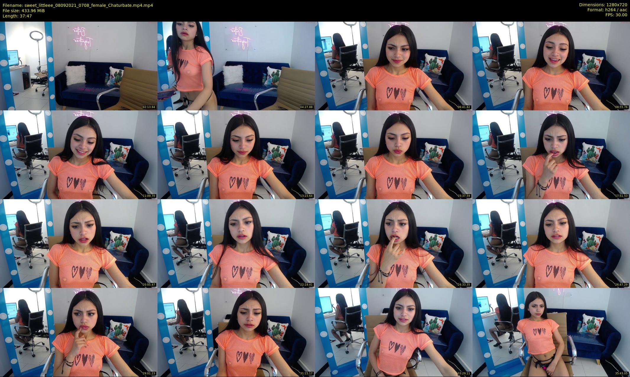 sweet_littleee — 38 minute Chaturbate female cam show recording, 720p, Sep 8, 2021
