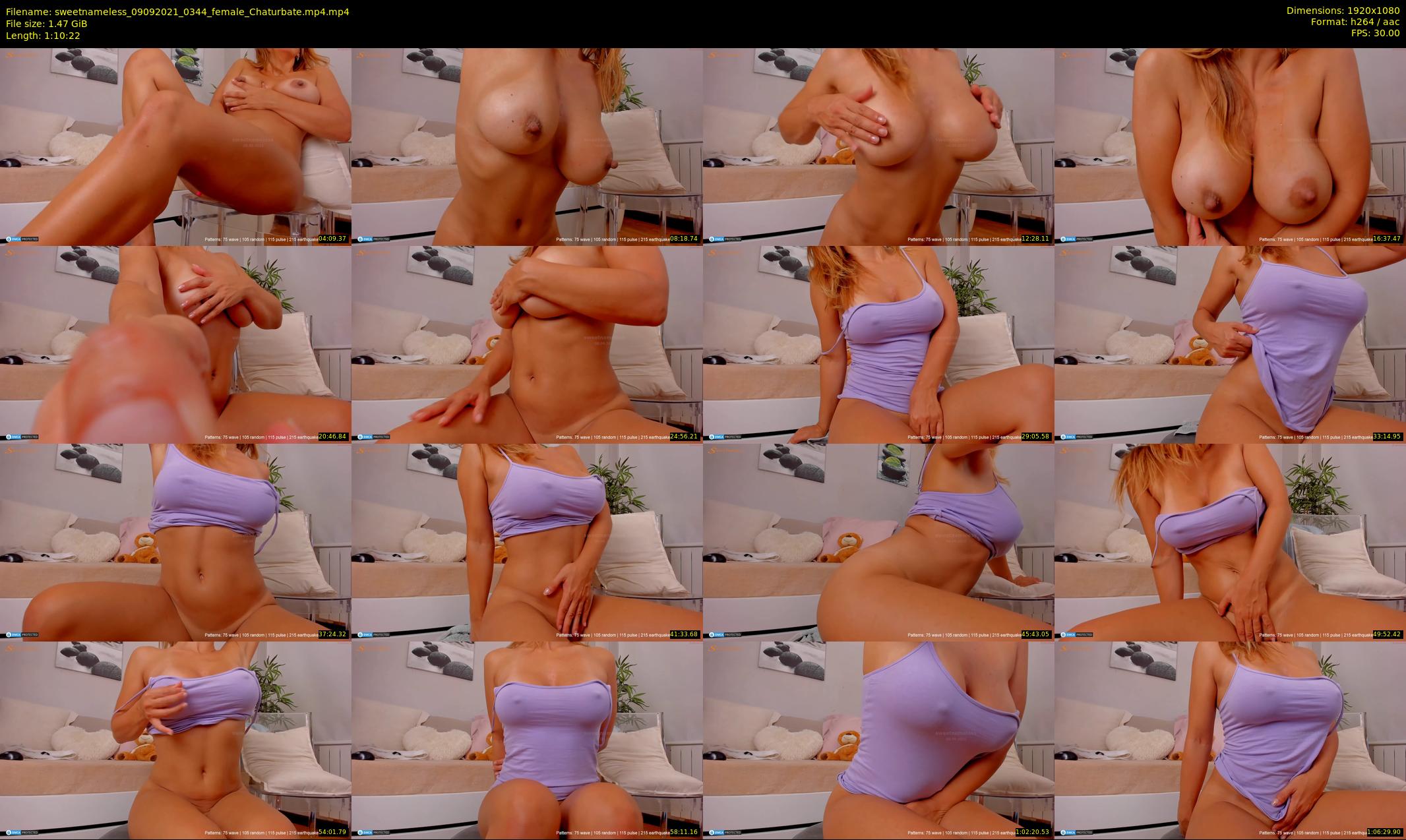 sweetnameless — 71 minute Chaturbate couple cam show recording, 1080p, Sep 9, 2021