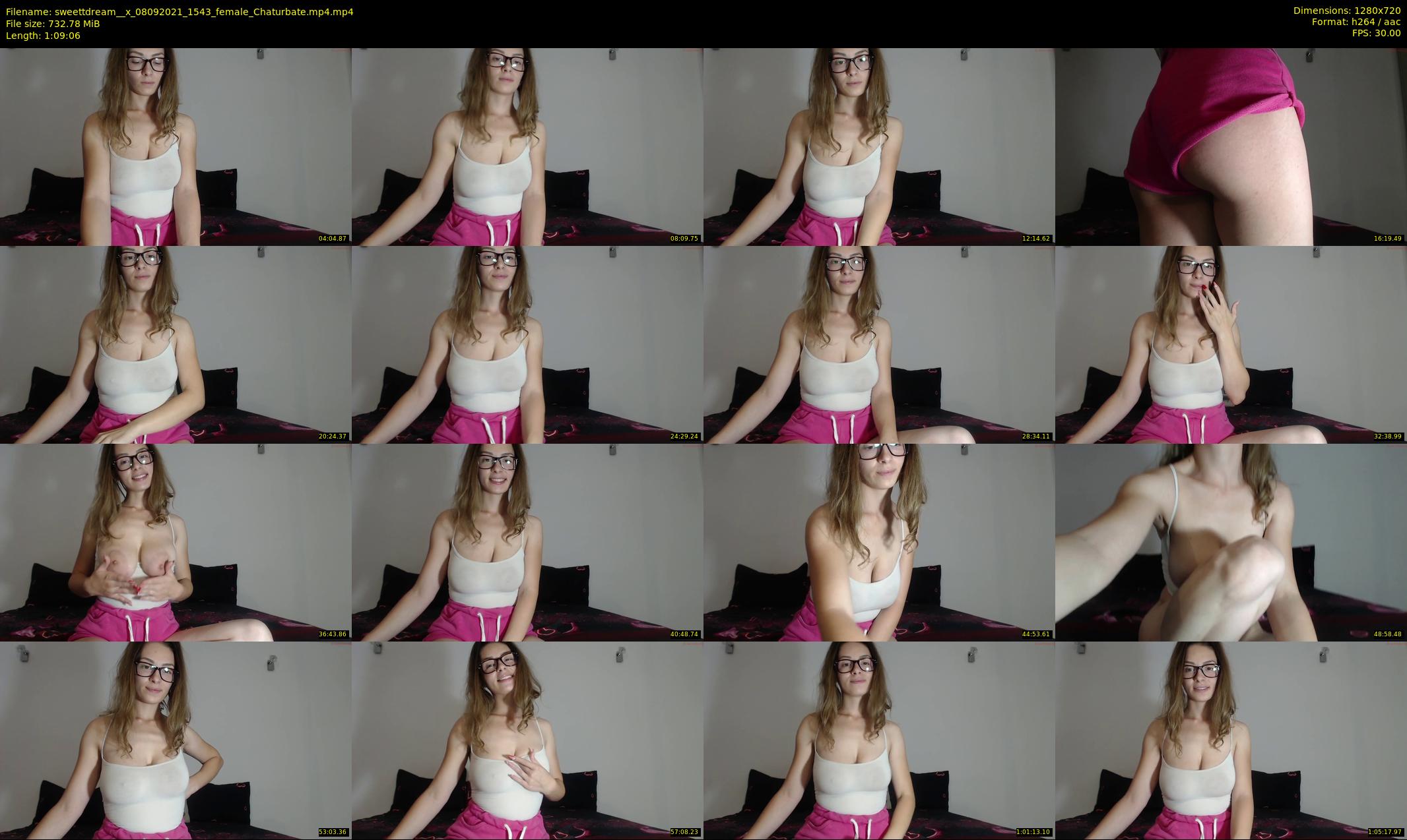 sweettdream__x — 70 minute Chaturbate female cam show recording, 720p, Sep 8, 2021