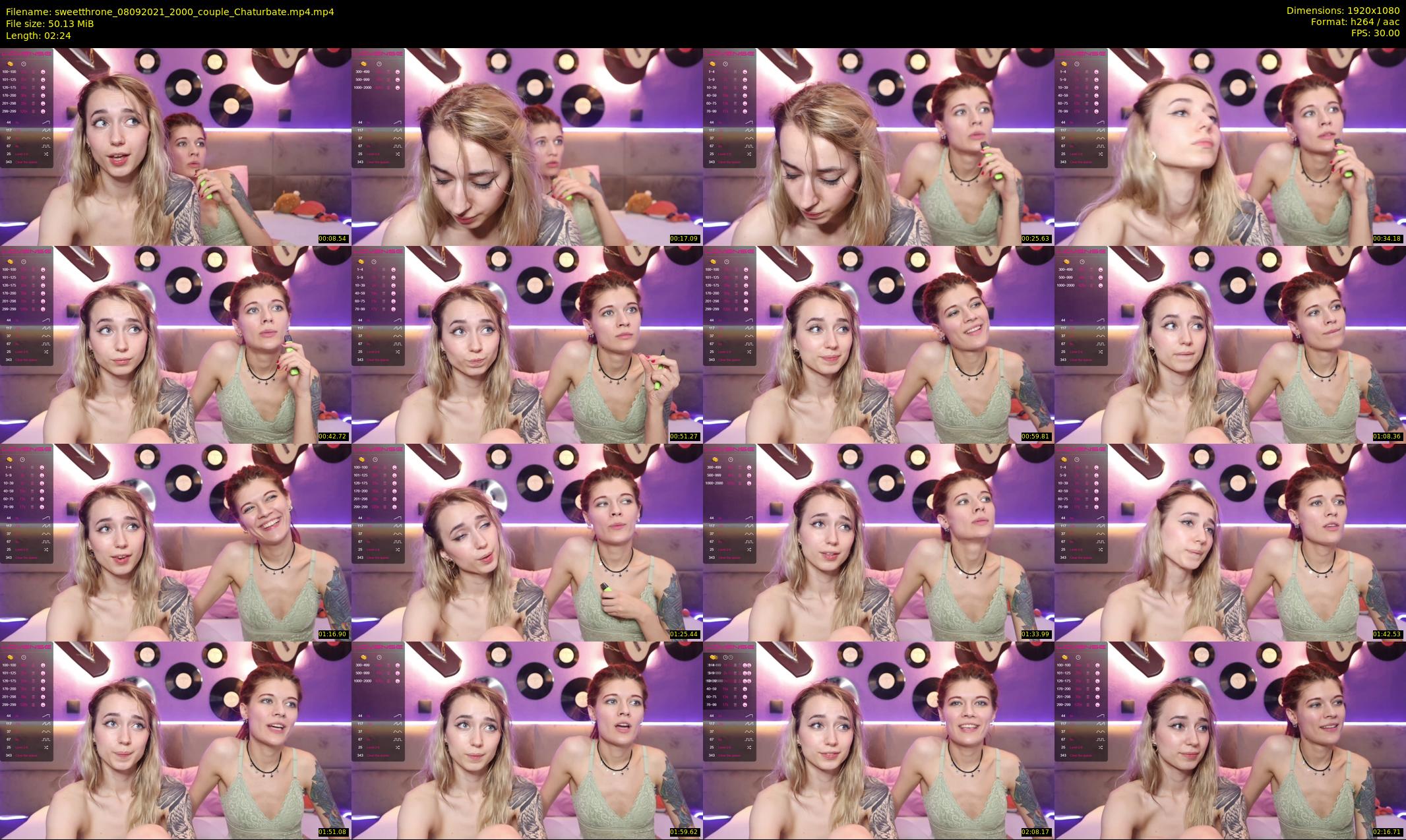 sweetthrone — 3 minute Chaturbate couple cam show recording, 1080p, Sep 8, 2021