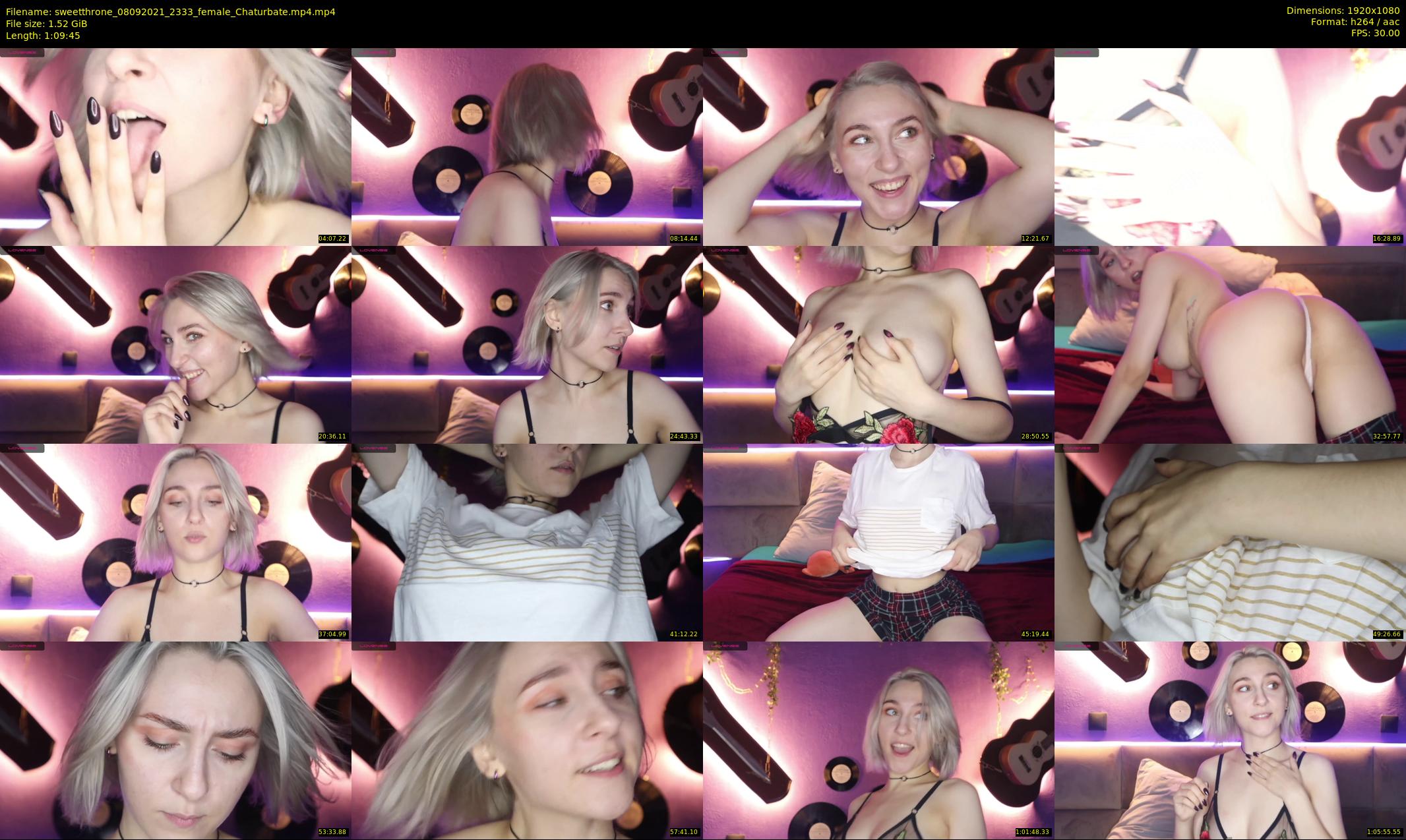 sweetthrone — 70 minute Chaturbate couple cam show recording, 1080p, Sep 8, 2021