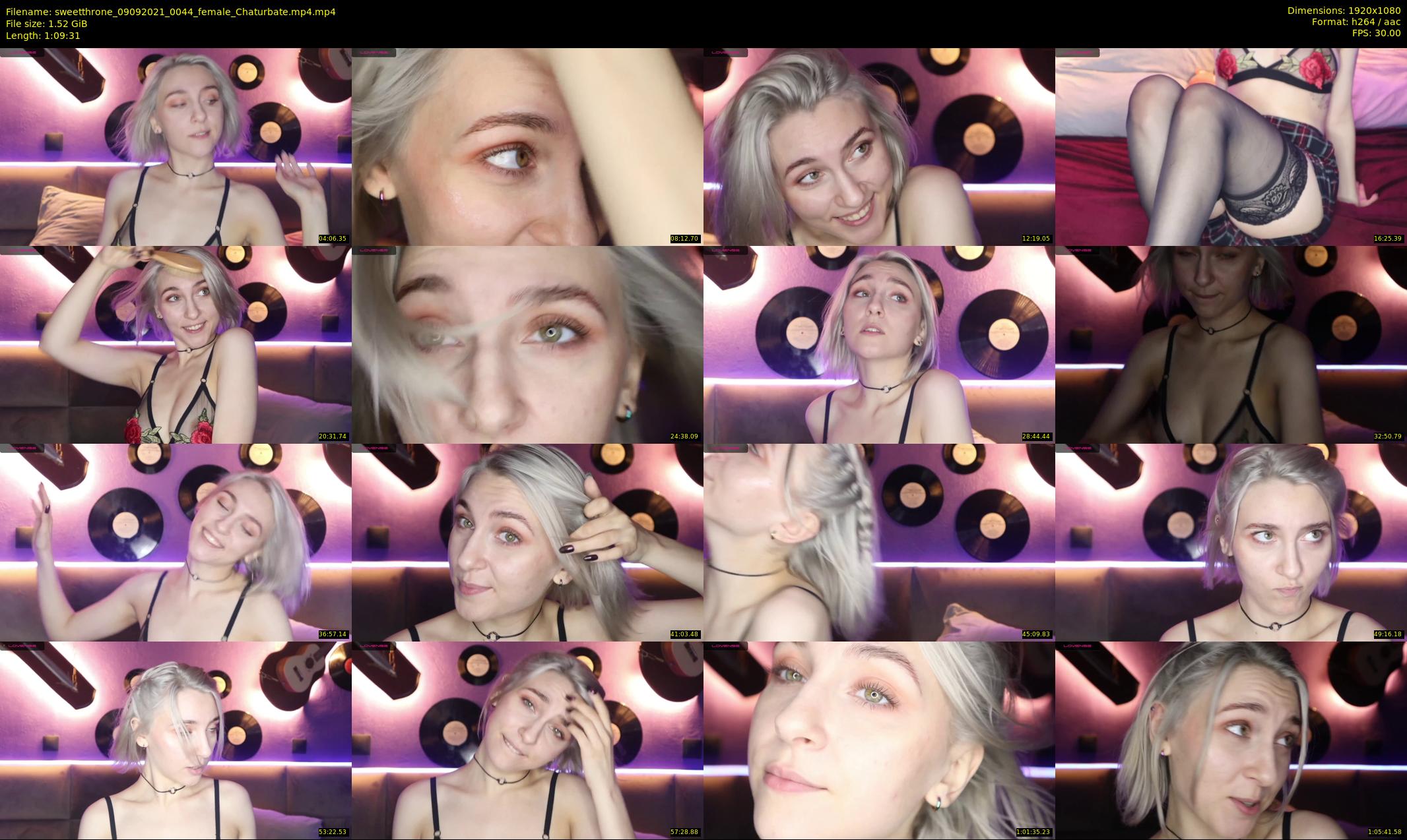 sweetthrone — 70 minute Chaturbate couple cam show recording, 1080p, Sep 9, 2021
