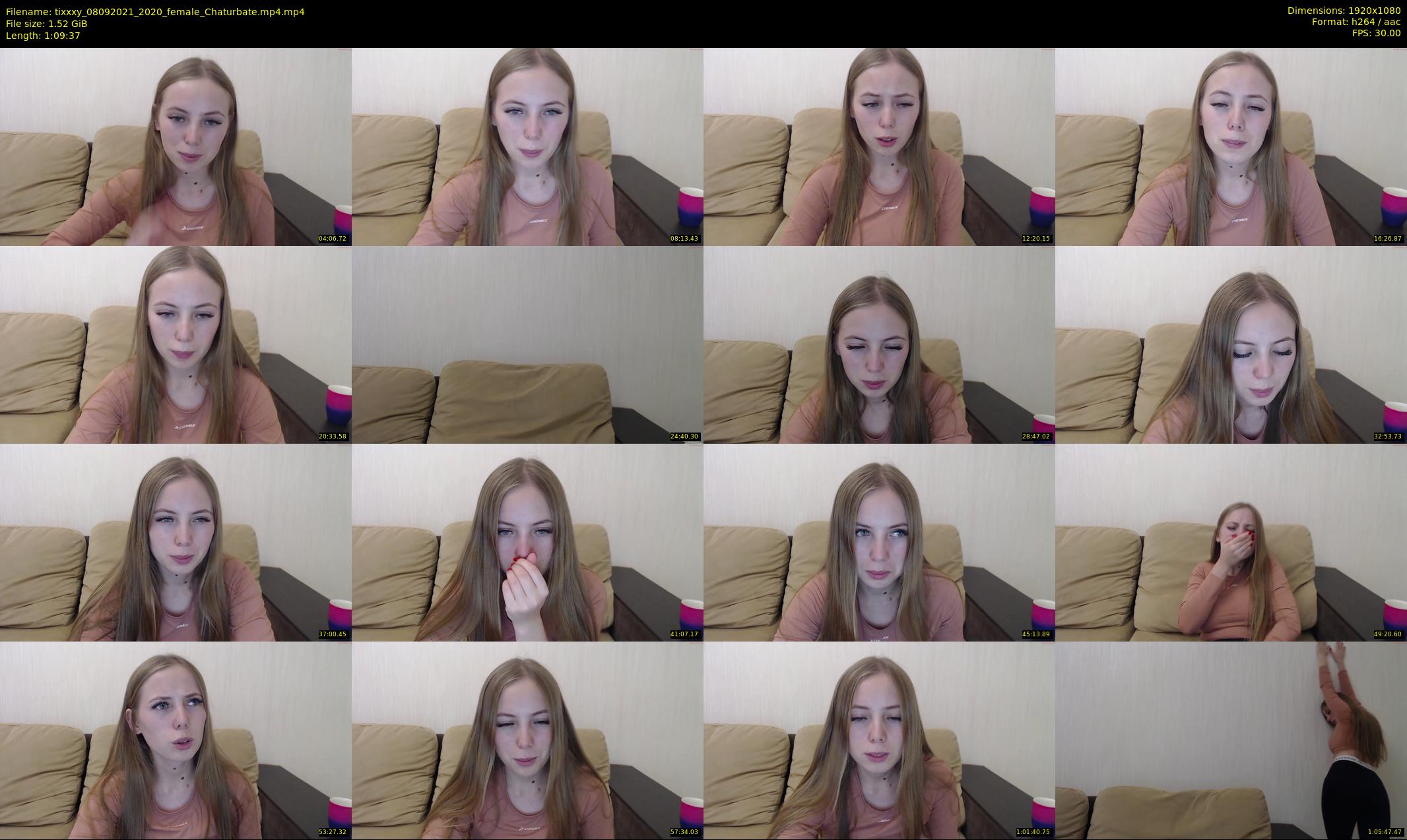 tixxxy — 70 minute Chaturbate female cam show recording, 1080p, Sep 8, 2021