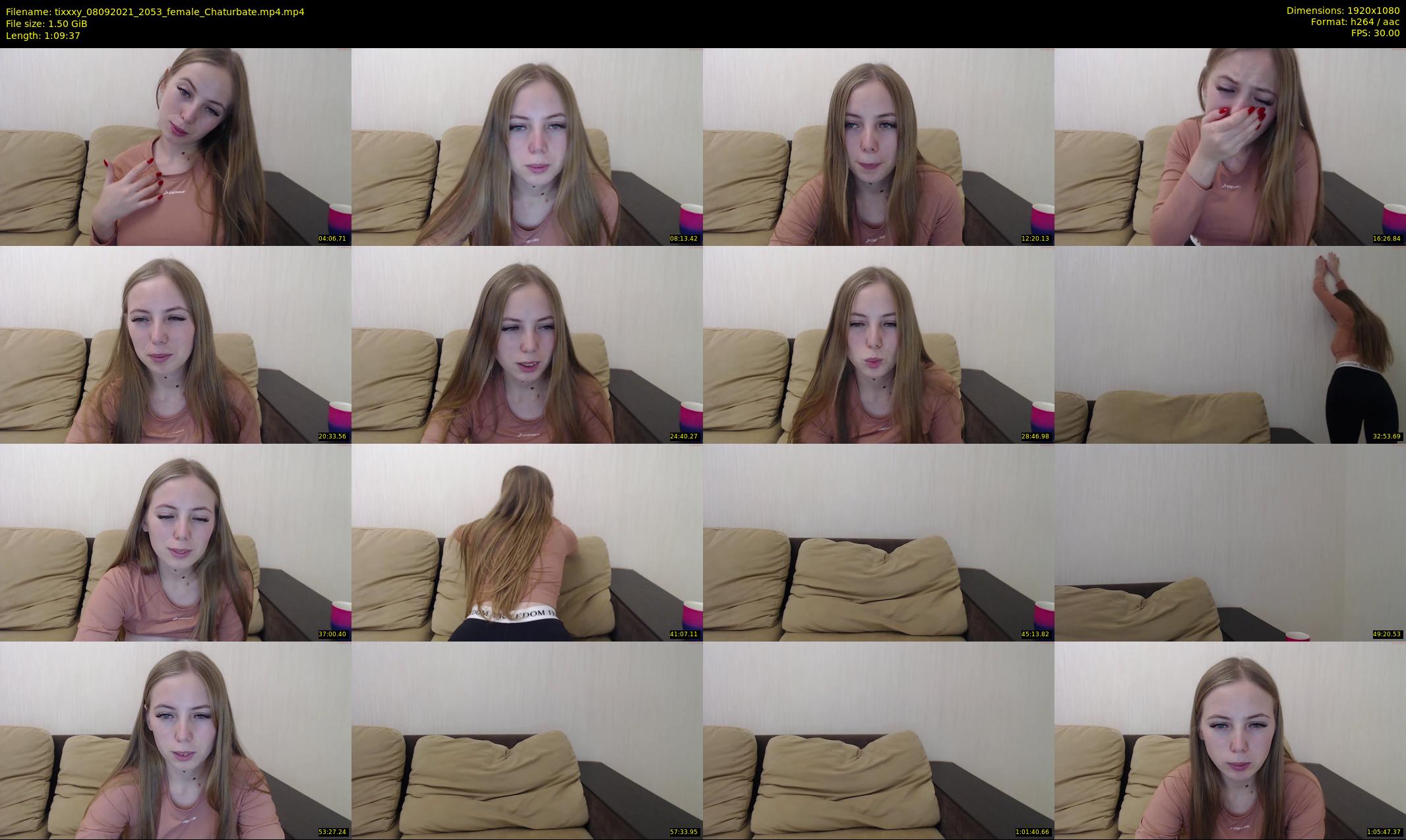 tixxxy — 70 minute Chaturbate female cam show recording, 1080p, Sep 8, 2021