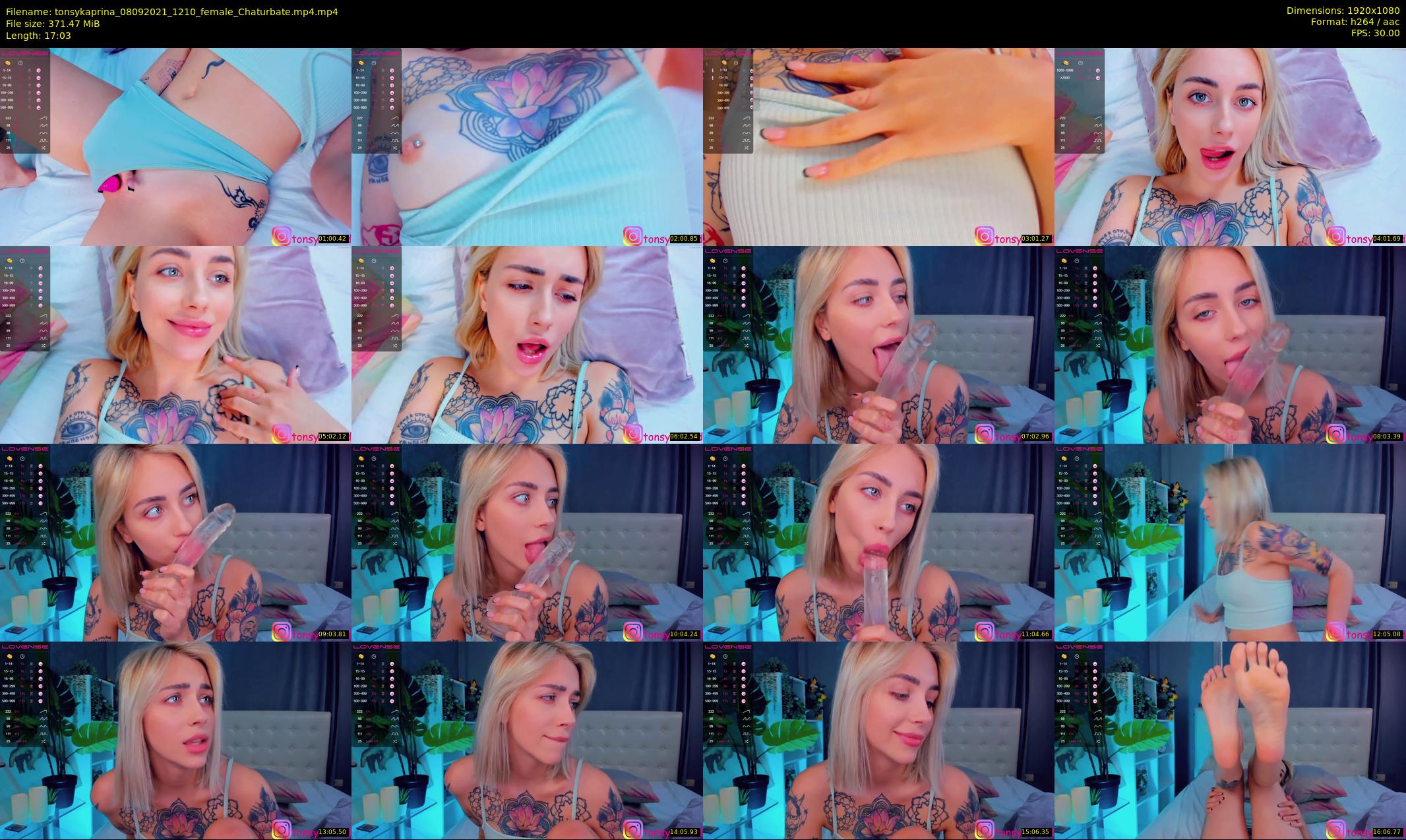 tonsykaprina — 18 minute Chaturbate couple cam show recording, 1080p, Sep 8, 2021