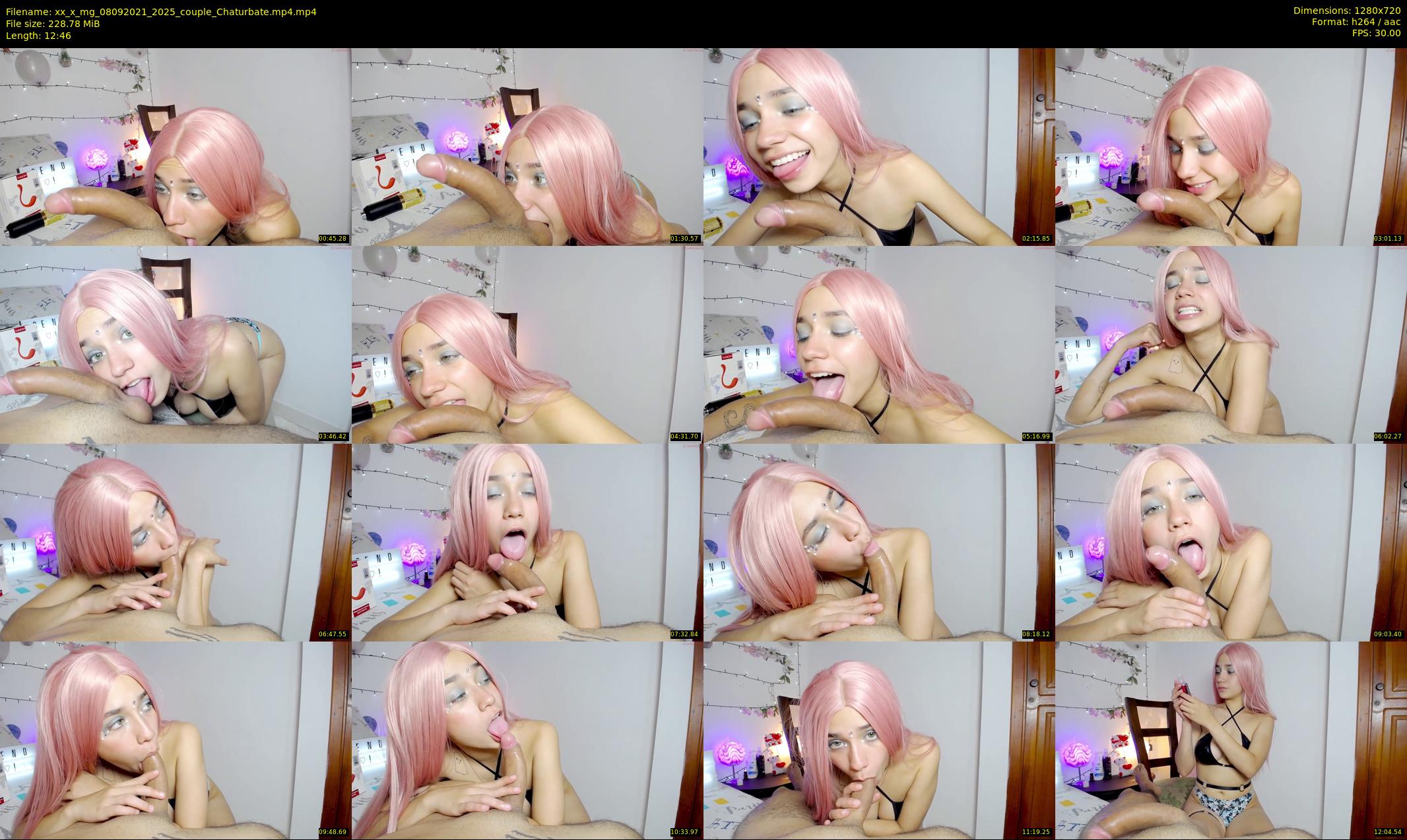 xx_x_mg — 13 minute Chaturbate couple cam show recording, 720p, Sep 8, 2021