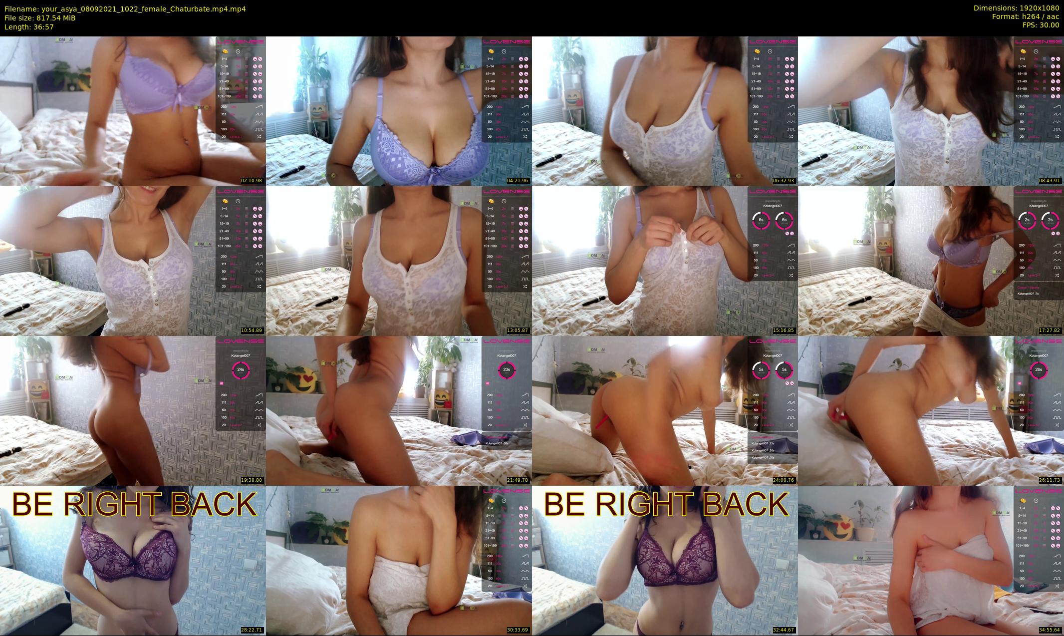your_asya — 37 minute Chaturbate female cam show recording, 1080p, Sep 8, 2021